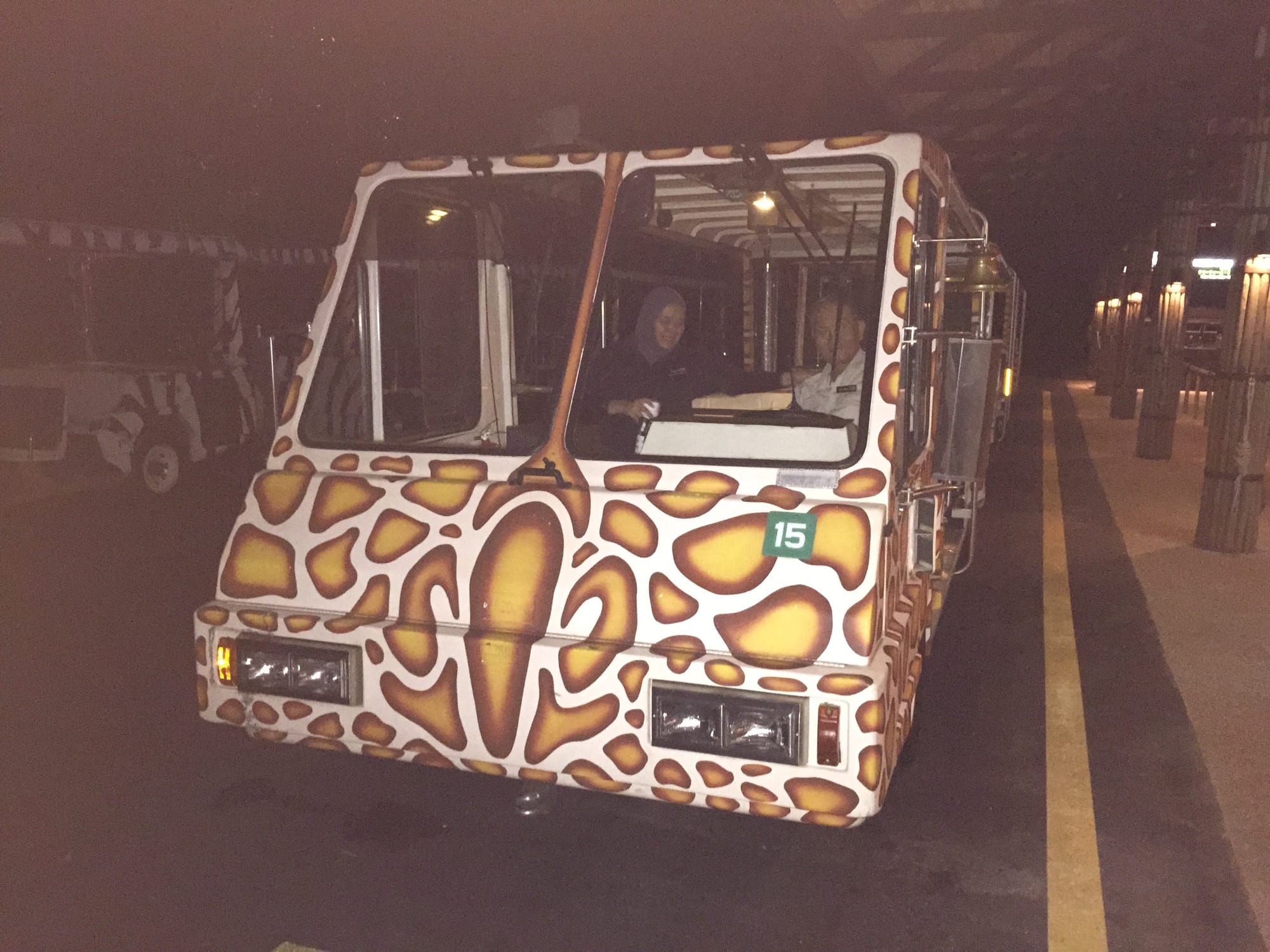 Photo by Author — trolley bus — Singapore Zoo Night Safari, Singapore