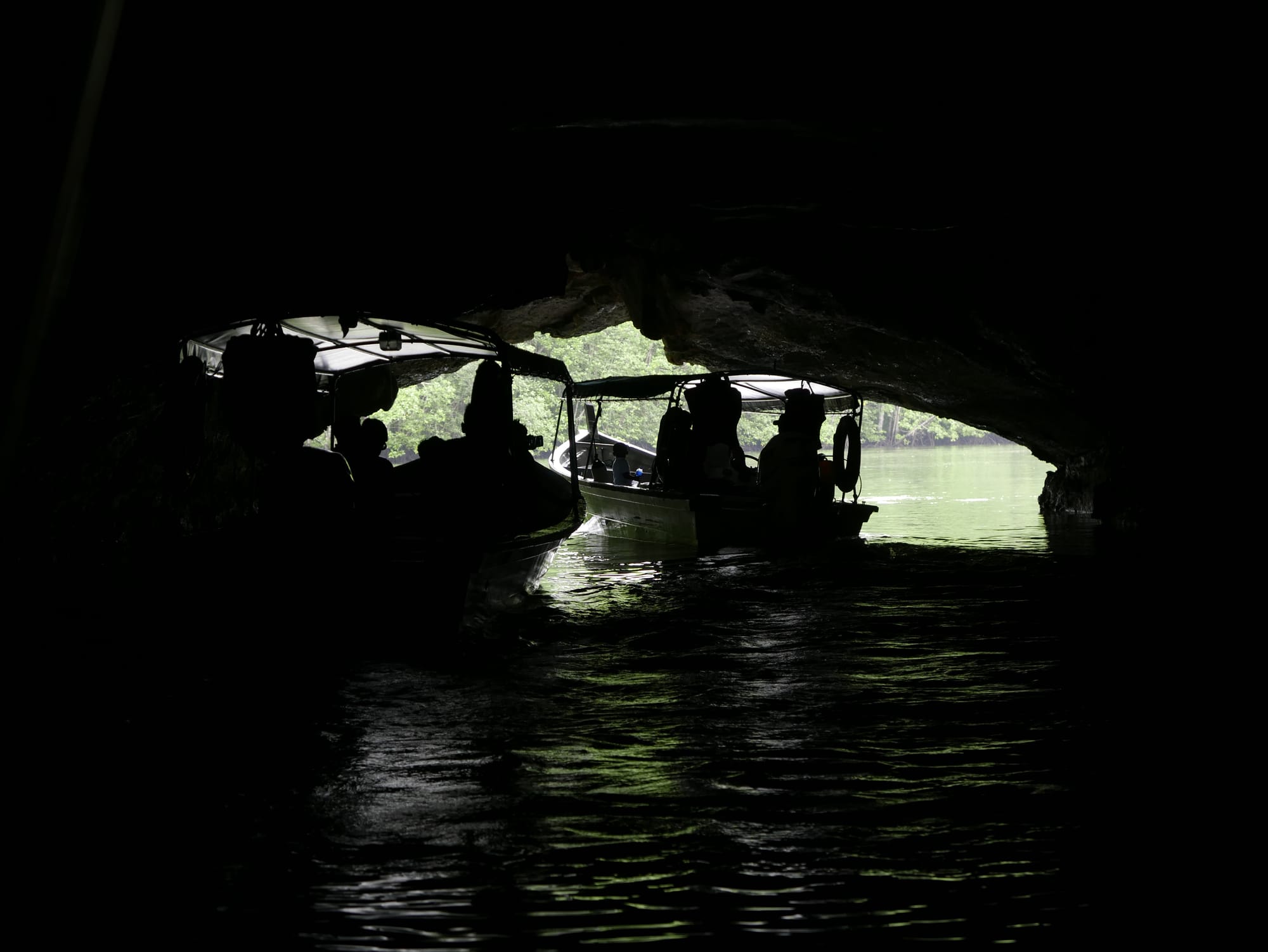 Photo by Author — Crocodile Cave — Tg Rhu Mangrove Tour, Langkawi, Malaysia
