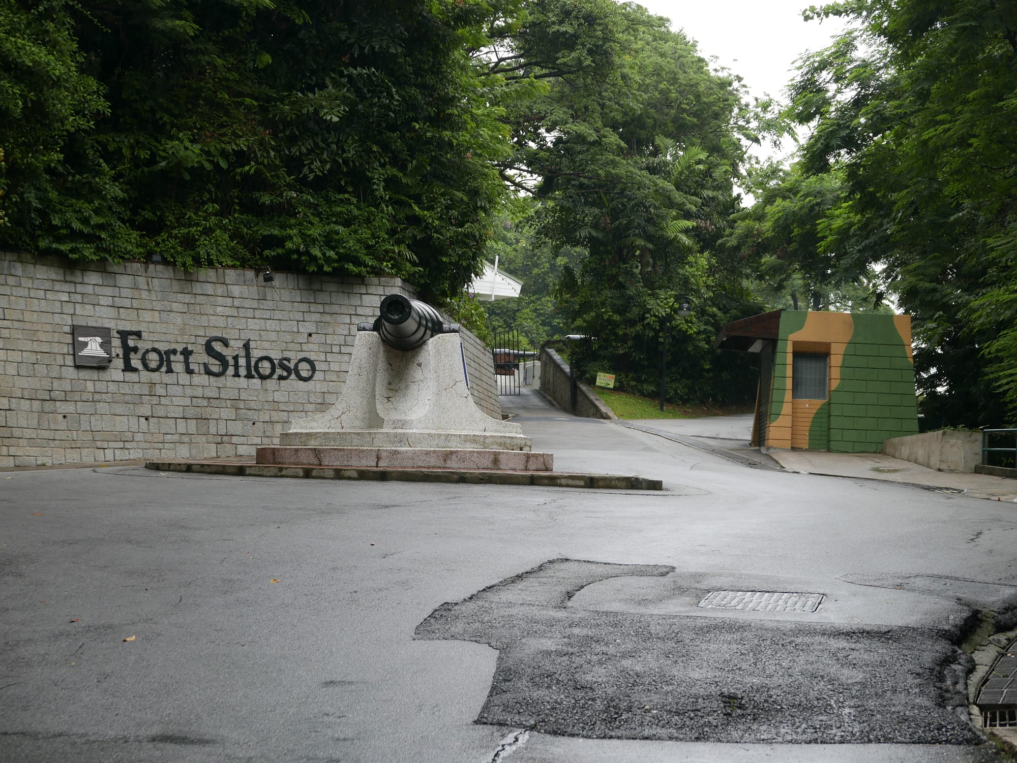 Photo by Author — the entrance to Fort Siloso, Singapore