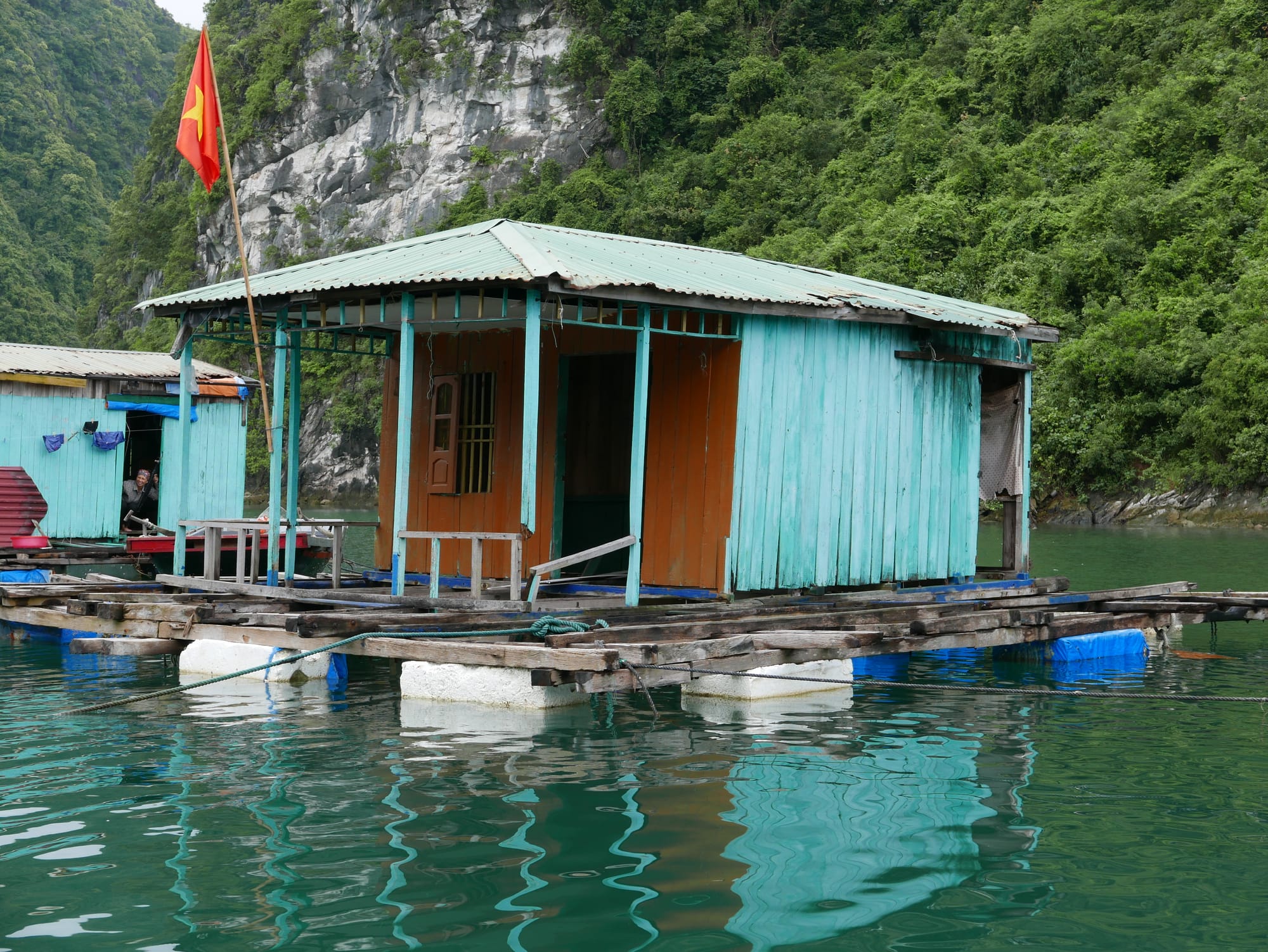 Photo by Author — an abandoned house in a fishing village, Ha Long Bay, Vietnam