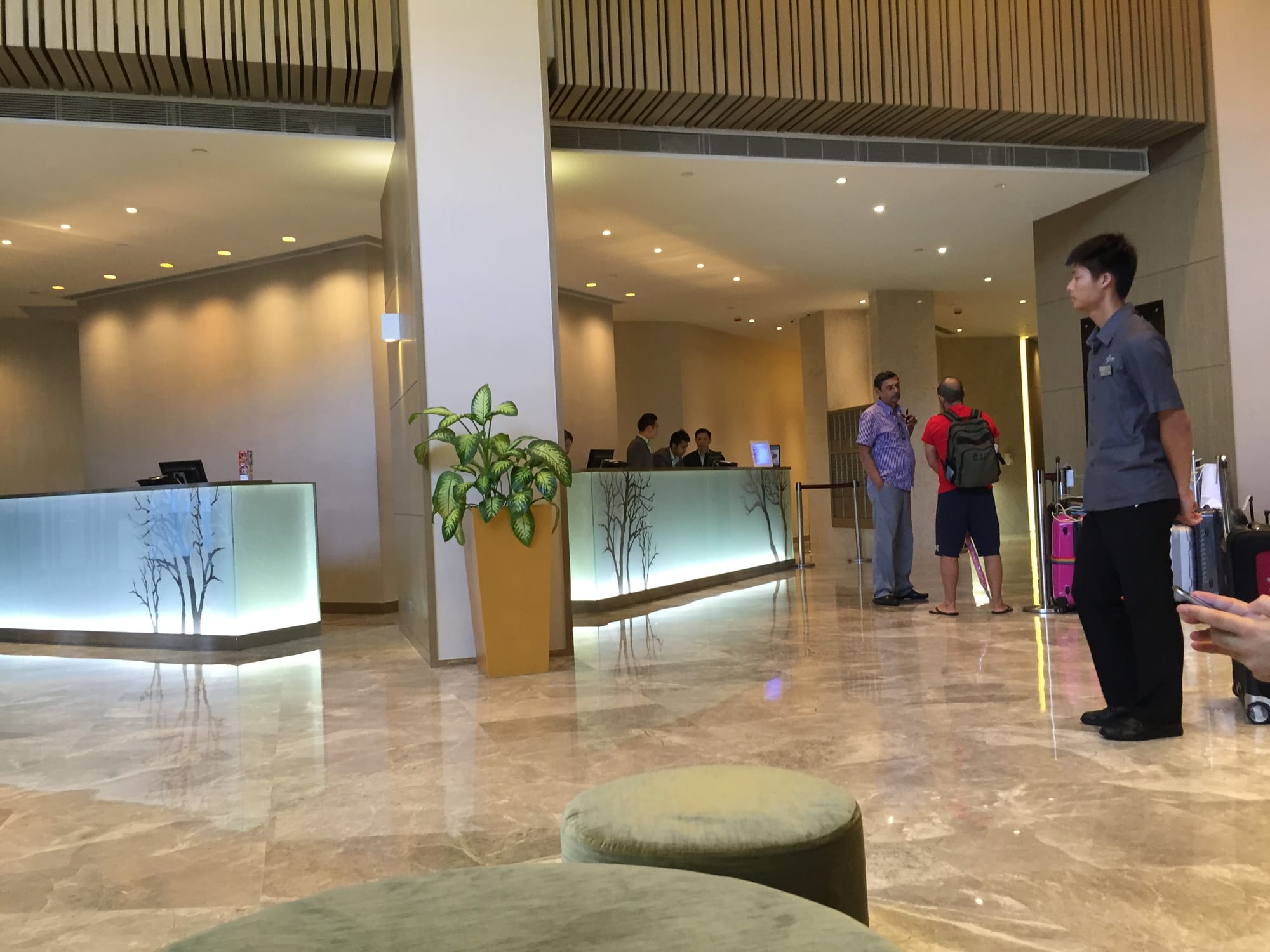 Photo by Author — lobby of The Harbourview Hotel, Hong Kong 香港灣景國際