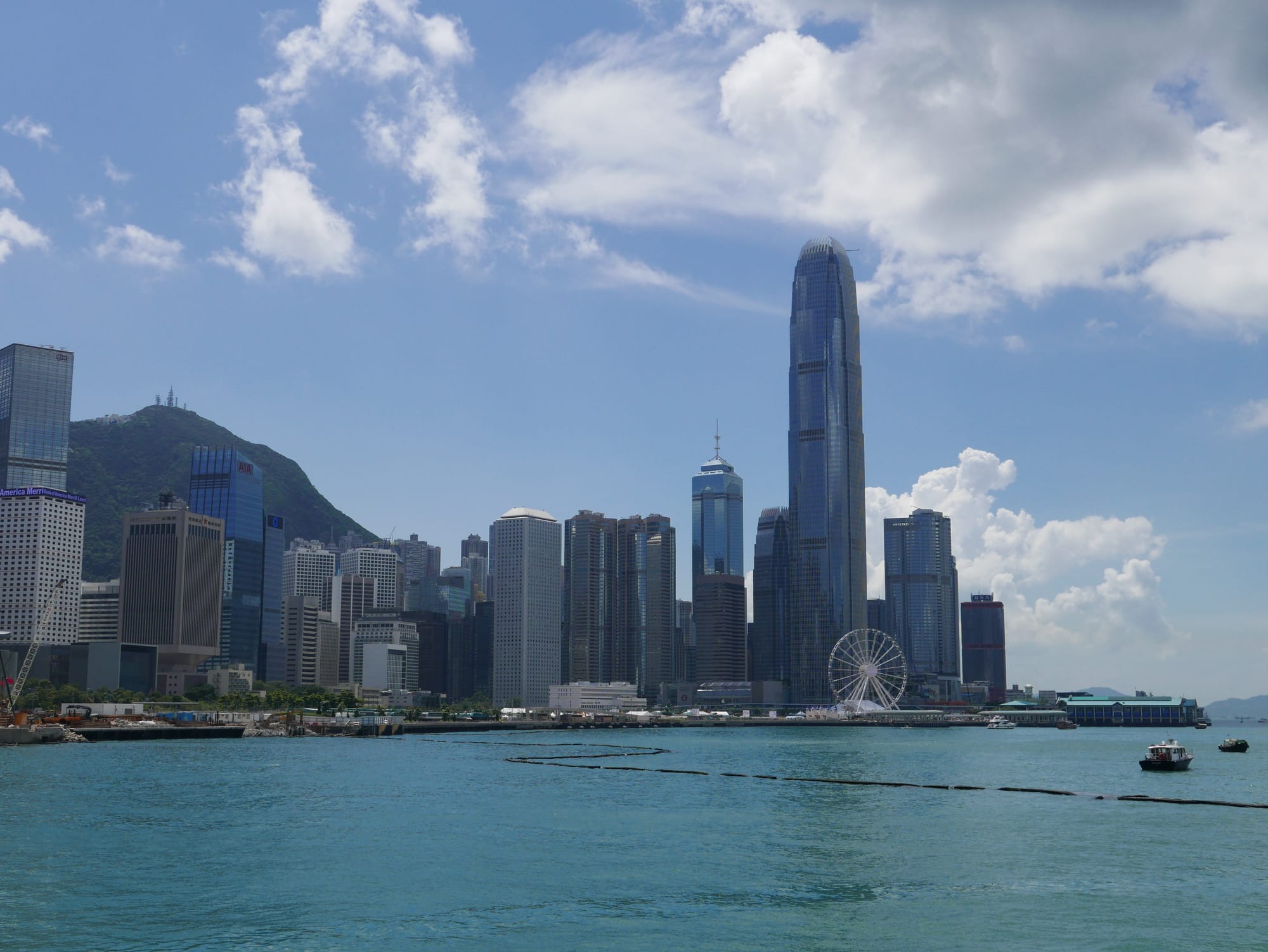 Photo by Author — Hong Kong Harbour during the day