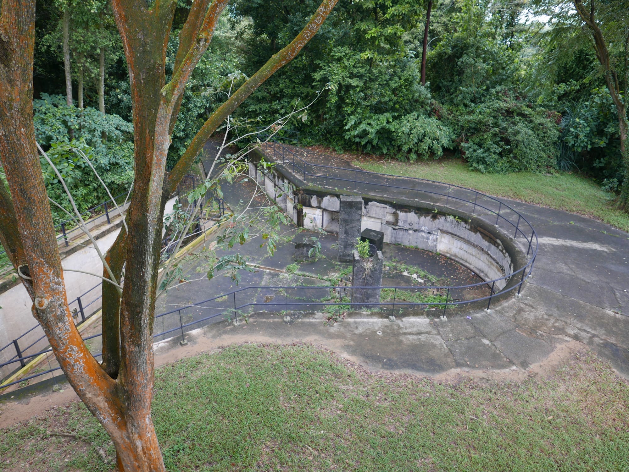 Photo by Author — gun emplacement — Imbiah Gun Emplacement and Lookout, Sentosa, Singapore