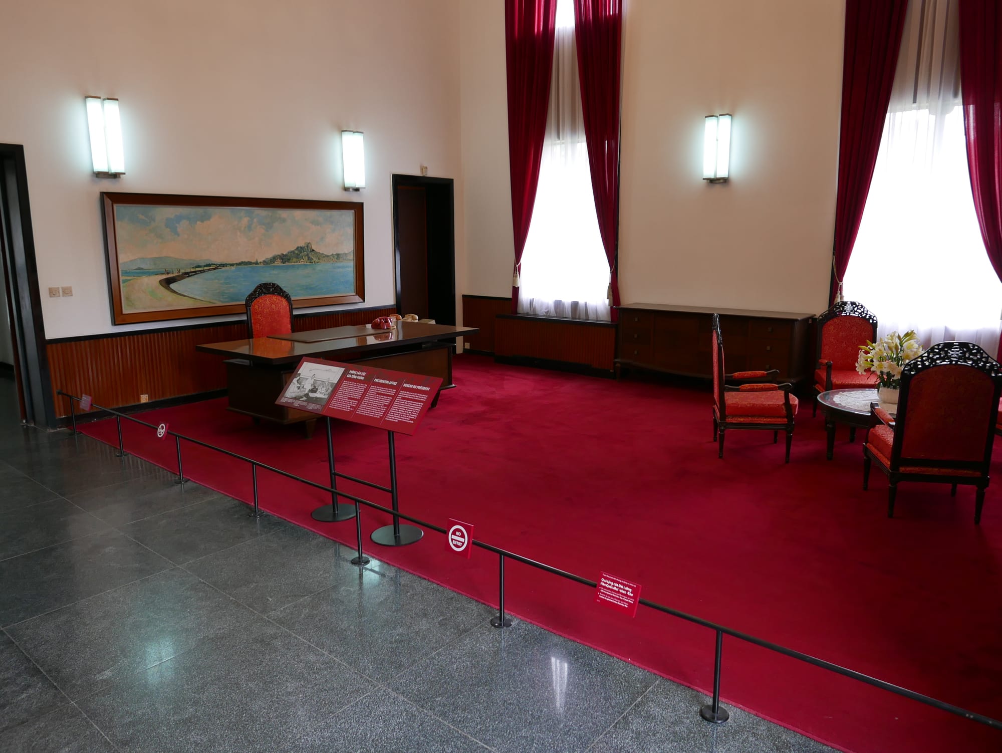 Photo by Author — Presidential Office — Dinh Thống Nhất (Independence Palace / Reunification Palace), Ho Chi Minh City (Saigon), Vietnam 