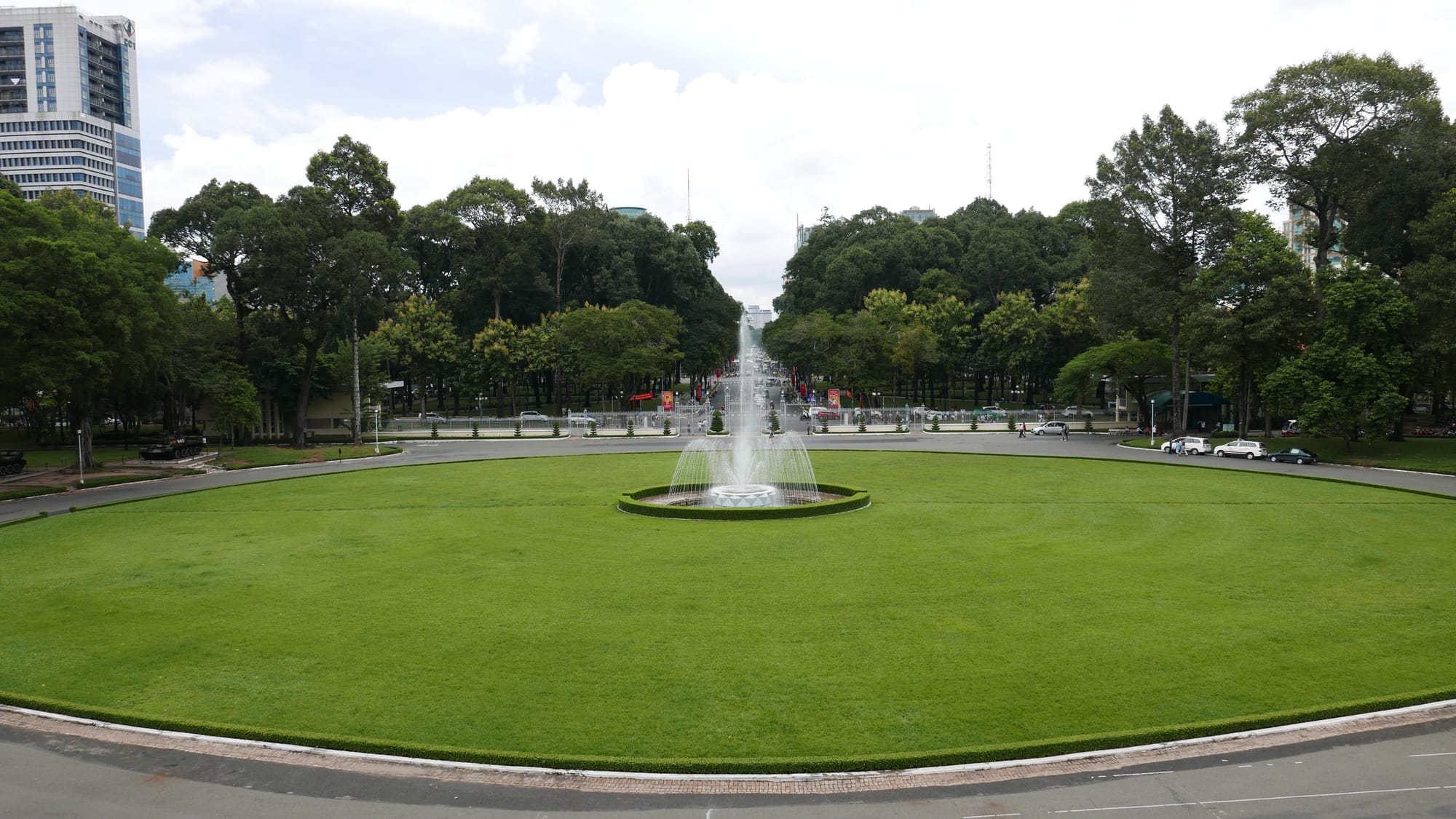 Photo by Author — view from Dinh Thống Nhất (Independence Palace / Reunification Palace), Ho Chi Minh City (Saigon), Vietnam 