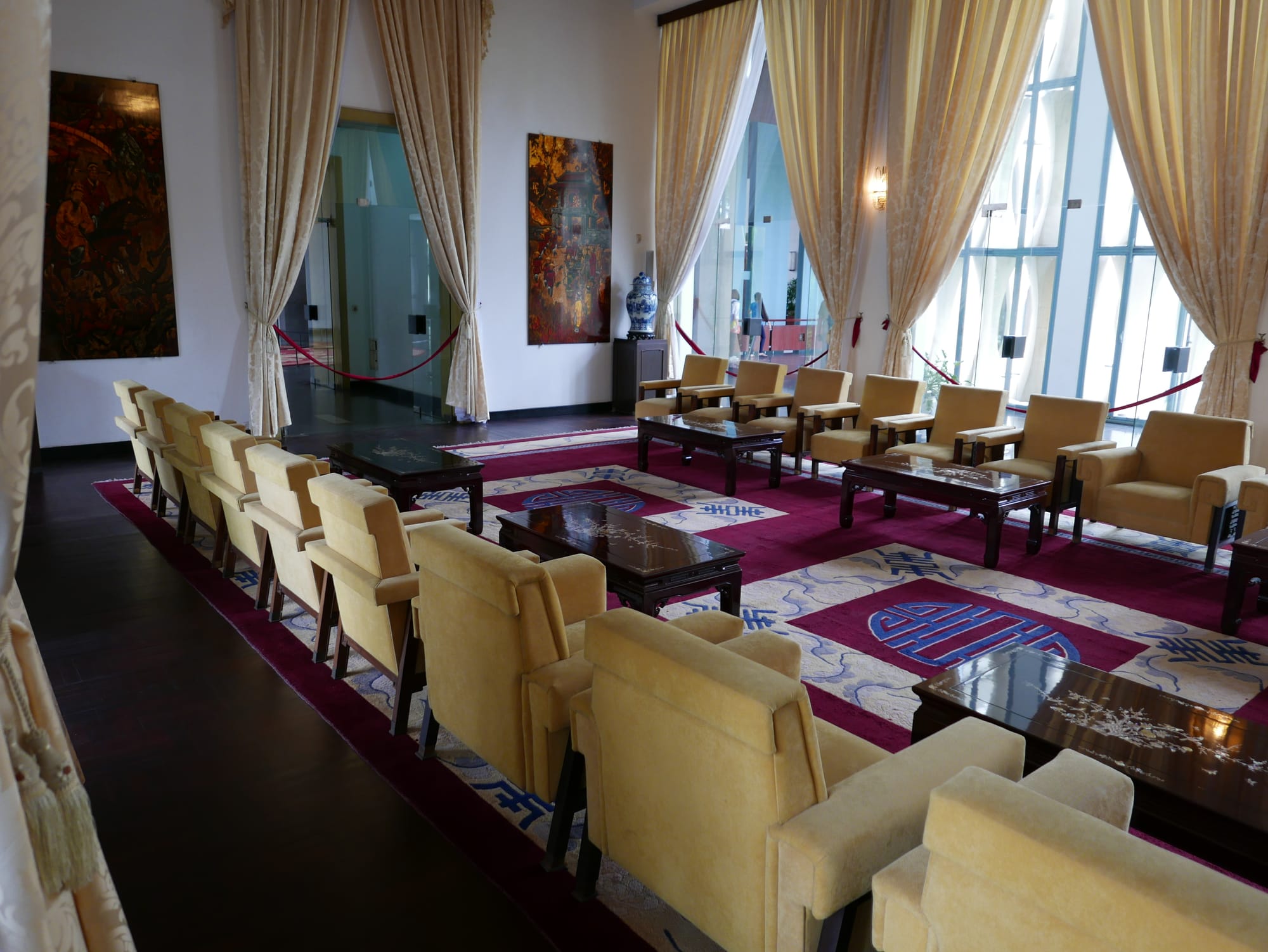 Photo by Author — reception room — Dinh Thống Nhất (Independence Palace / Reunification Palace), Ho Chi Minh City (Saigon), Vietnam 