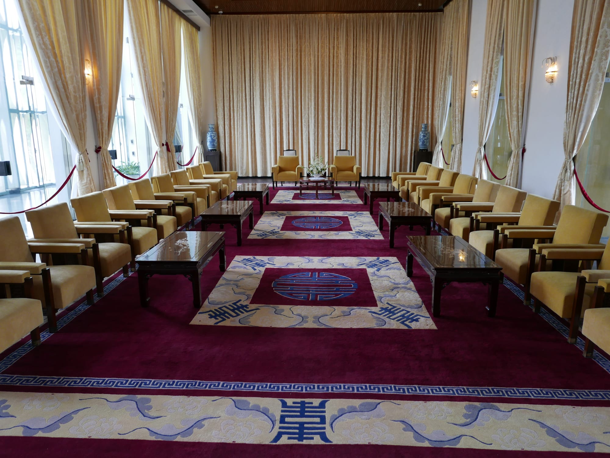 Photo by Author — reception room — Dinh Thống Nhất (Independence Palace / Reunification Palace), Ho Chi Minh City (Saigon), Vietnam