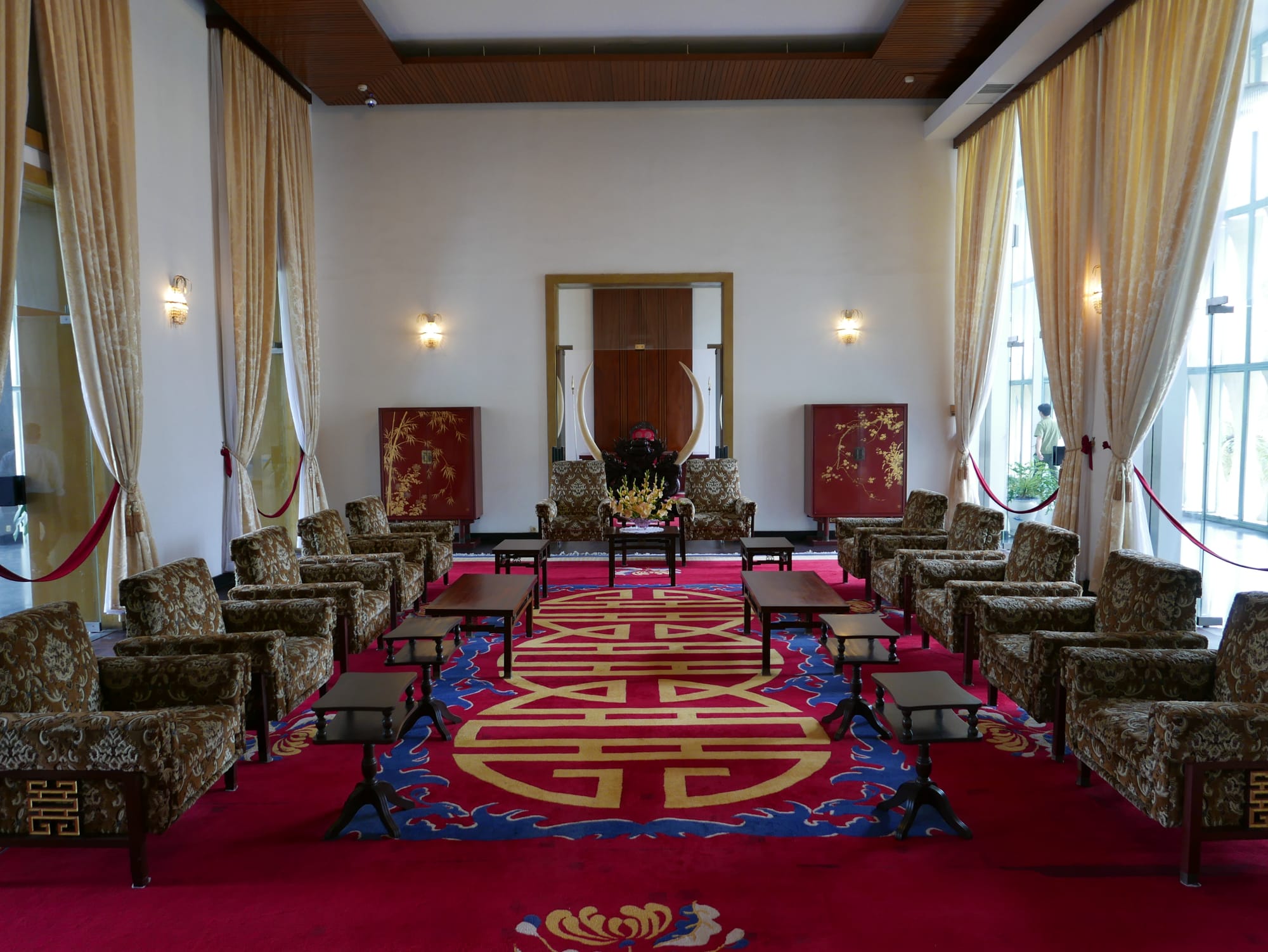 Photo by Author — reception room — Dinh Thống Nhất (Independence Palace / Reunification Palace), Ho Chi Minh City (Saigon), Vietnam 