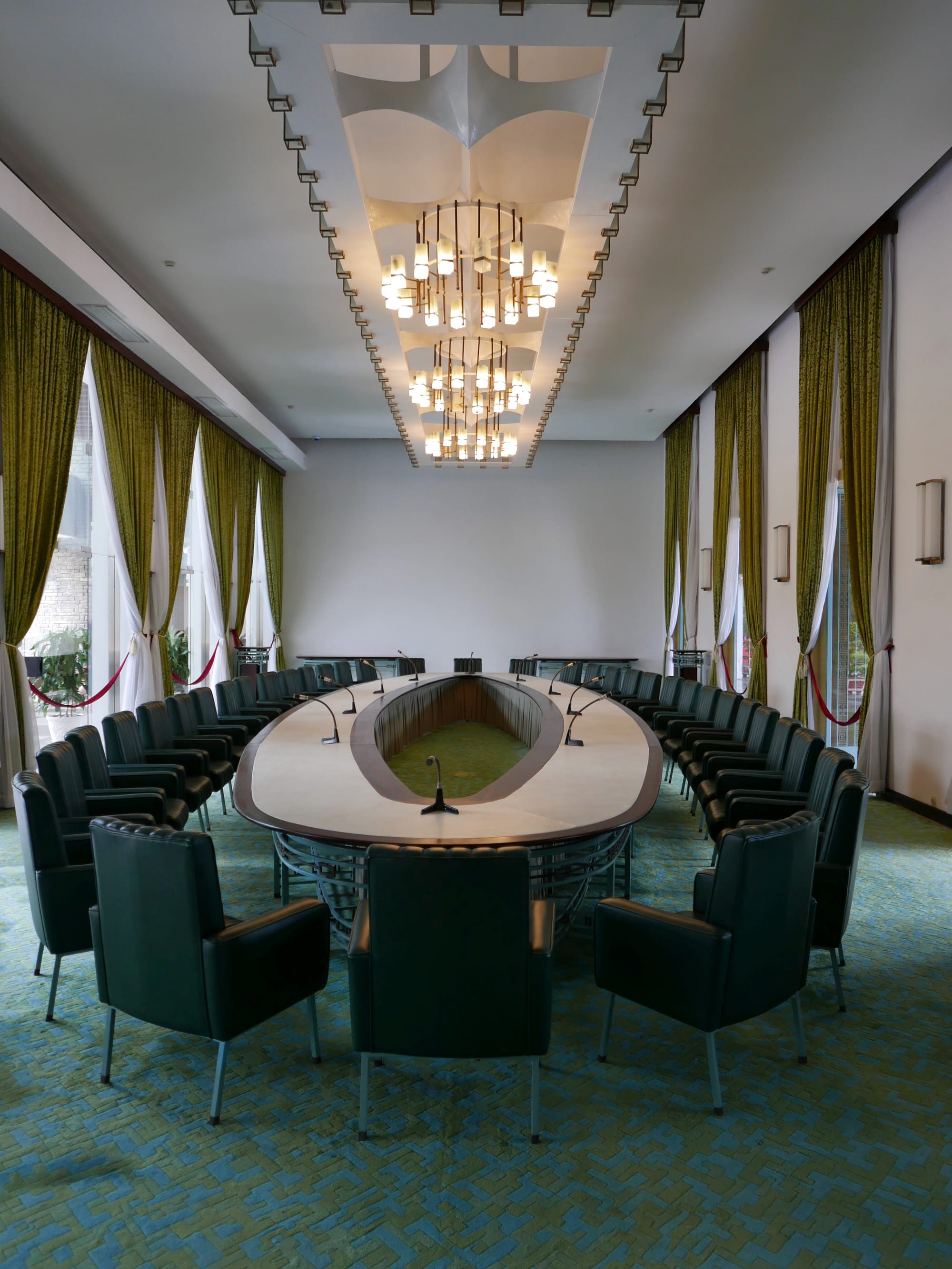 Photo by Author — the Cabinet Room — Dinh Thống Nhất (Independence Palace / Reunification Palace), Ho Chi Minh City (Saigon), Vietnam 