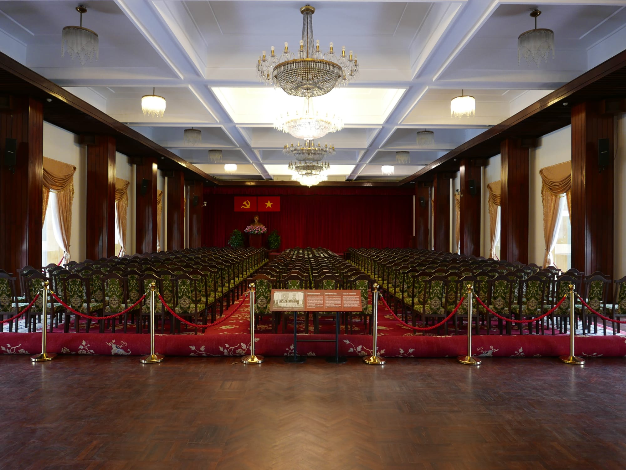 Photo by Author — conference hall — Dinh Thống Nhất (Independence Palace / Reunification Palace), Ho Chi Minh City (Saigon), Vietnam 