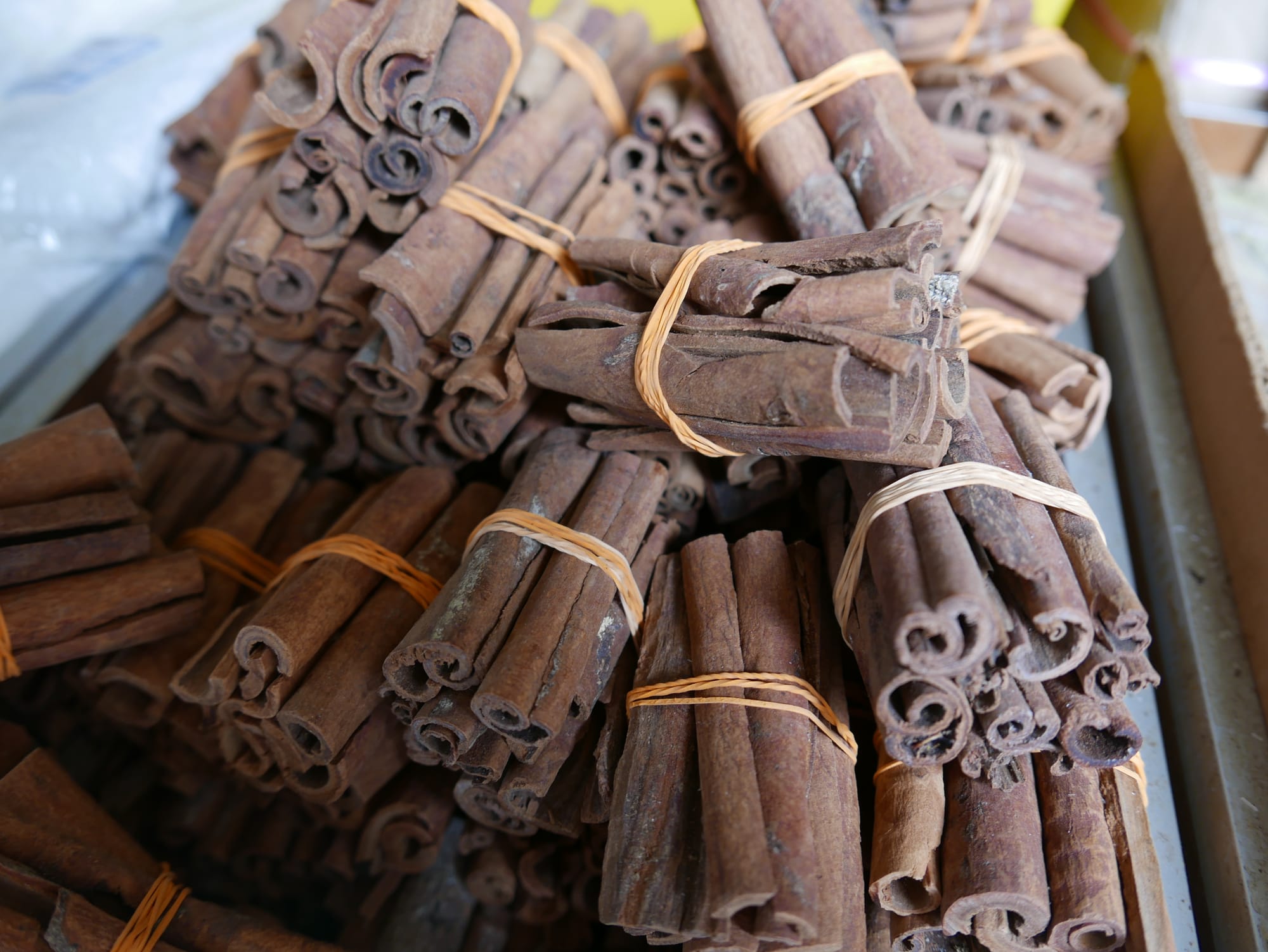 Photo by Author — cinnamon sticks — shops near India Street, Kuching, Sarawak, Malaysia