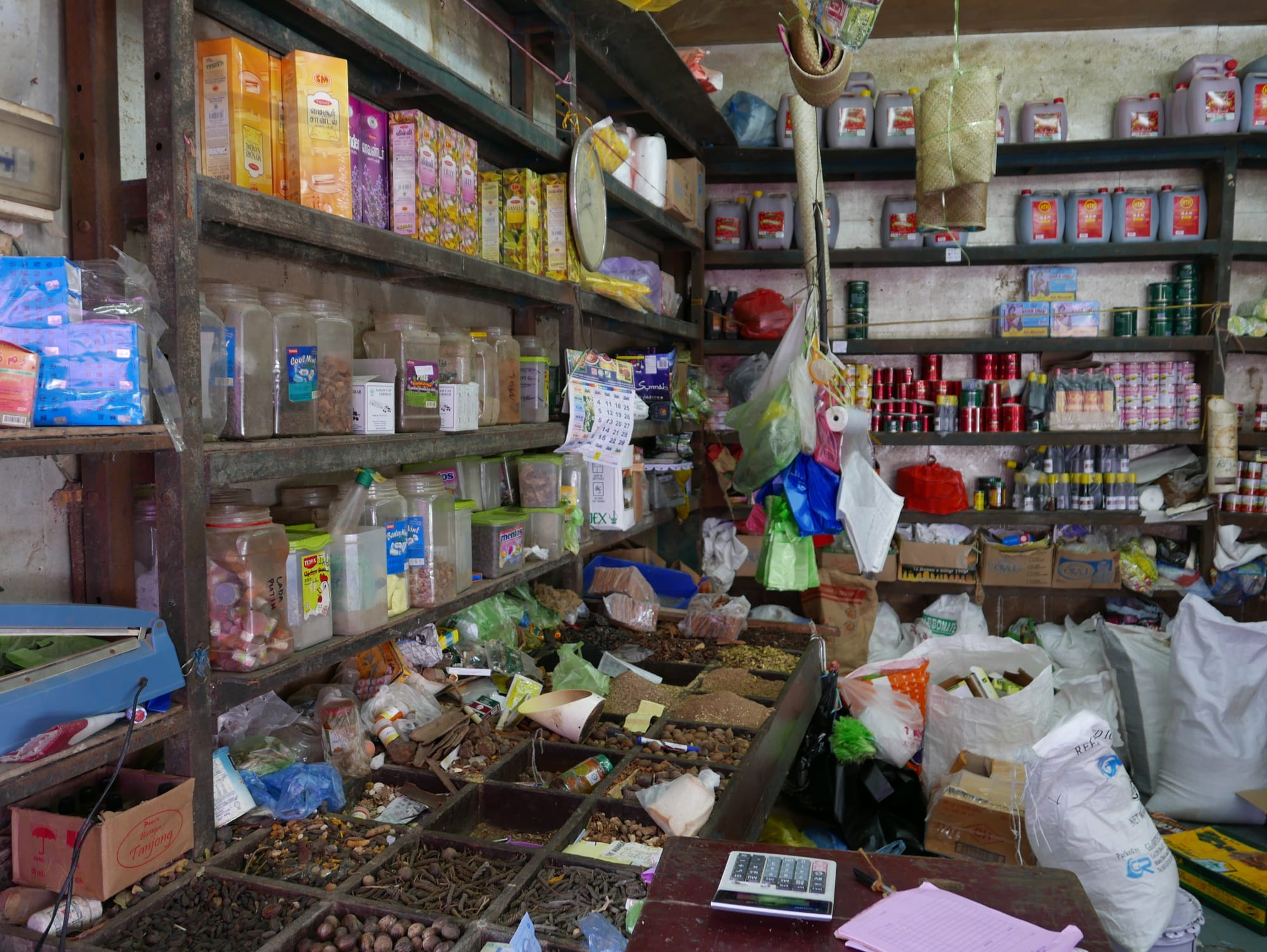 Photo by Author — how do they find anything — shops near India Street, Kuching, Sarawak, Malaysia