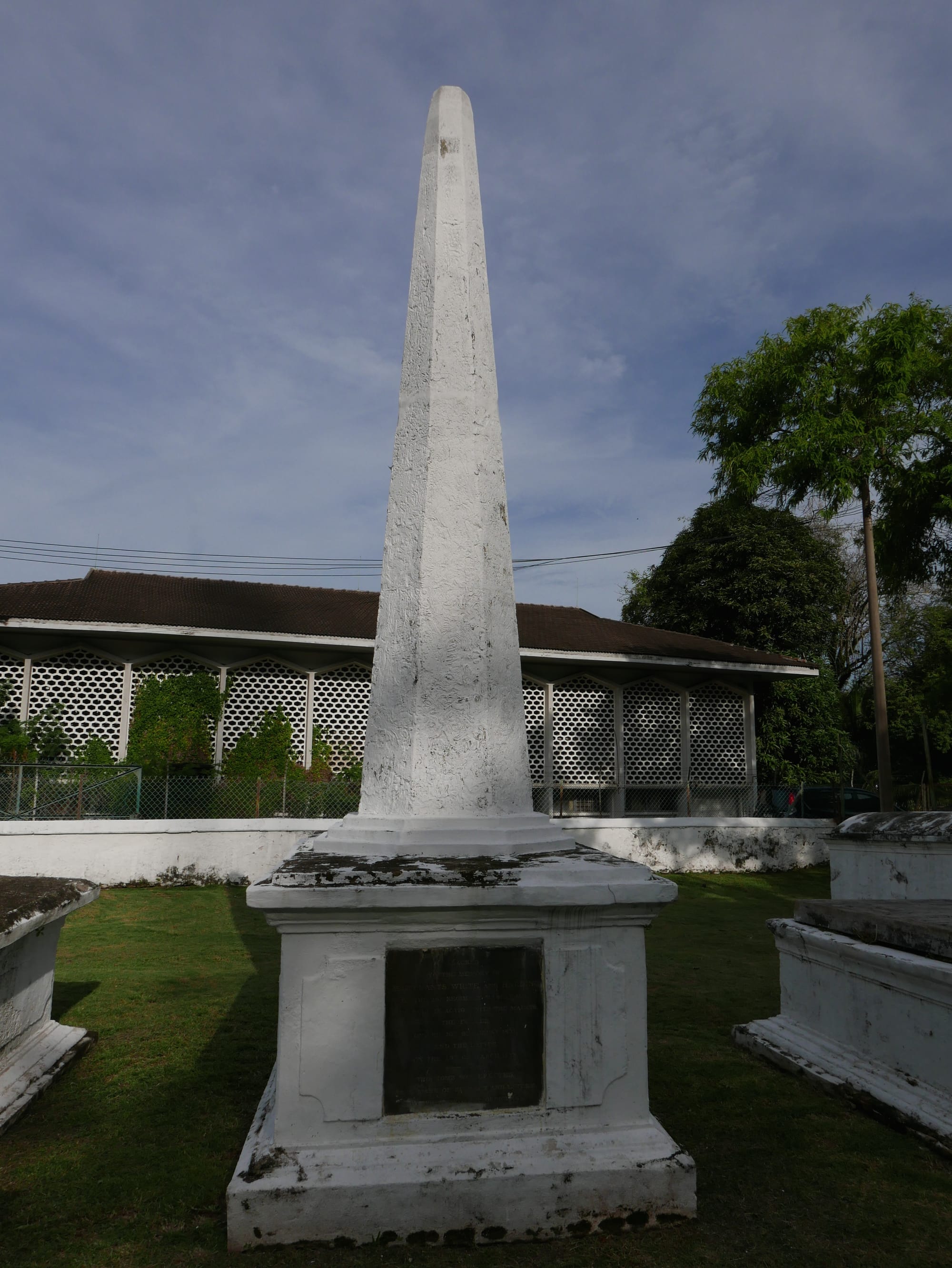 Photo by Author — grave of White and Harding — Dutch Graveyard, Malacca, Malaysia