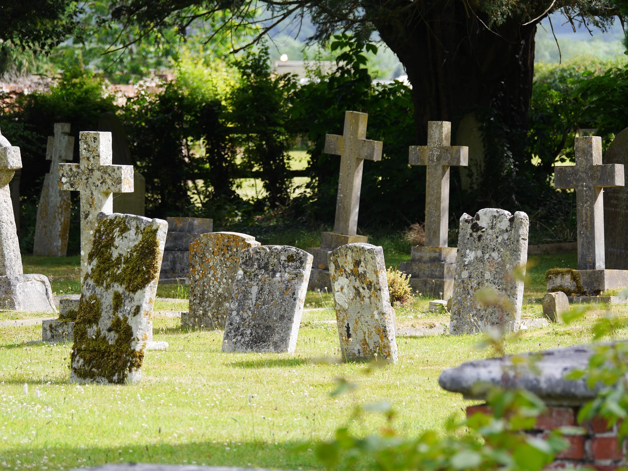 Photo by Author — graveyard at St. Nicholas, Remenham Lane, Remenham, Henley-on-Thames, UK