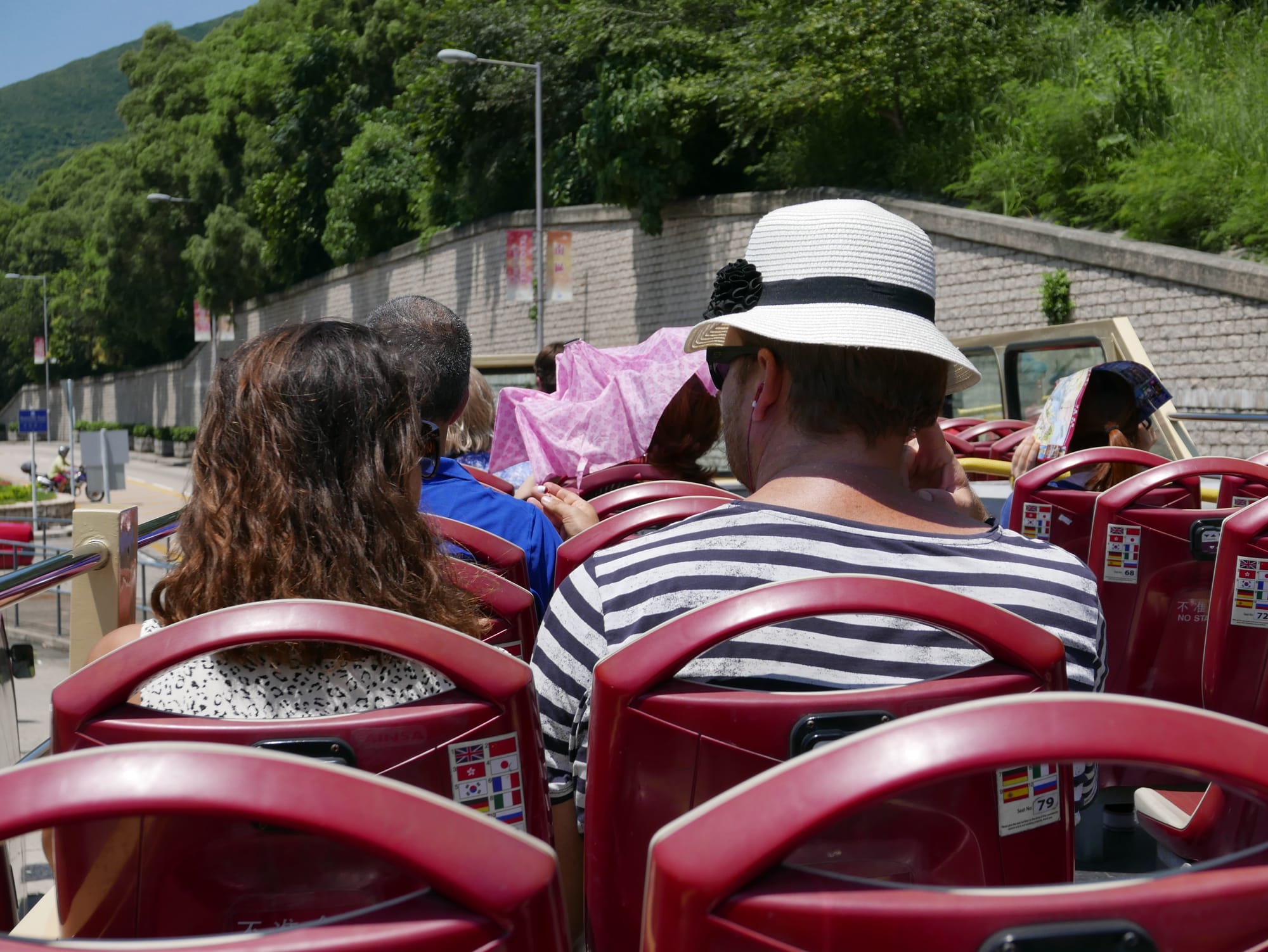 Photo by Author — The Big Bus Tour, Hong Kong