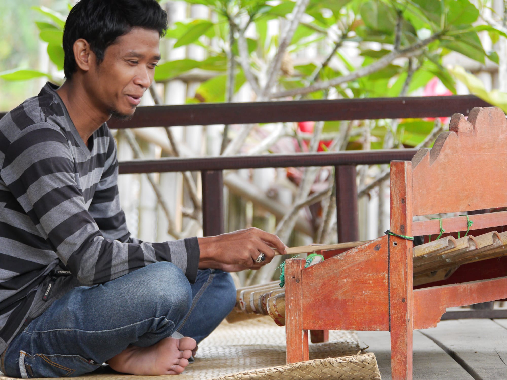 Photo by Author — musician — people of Bali, Indonesia