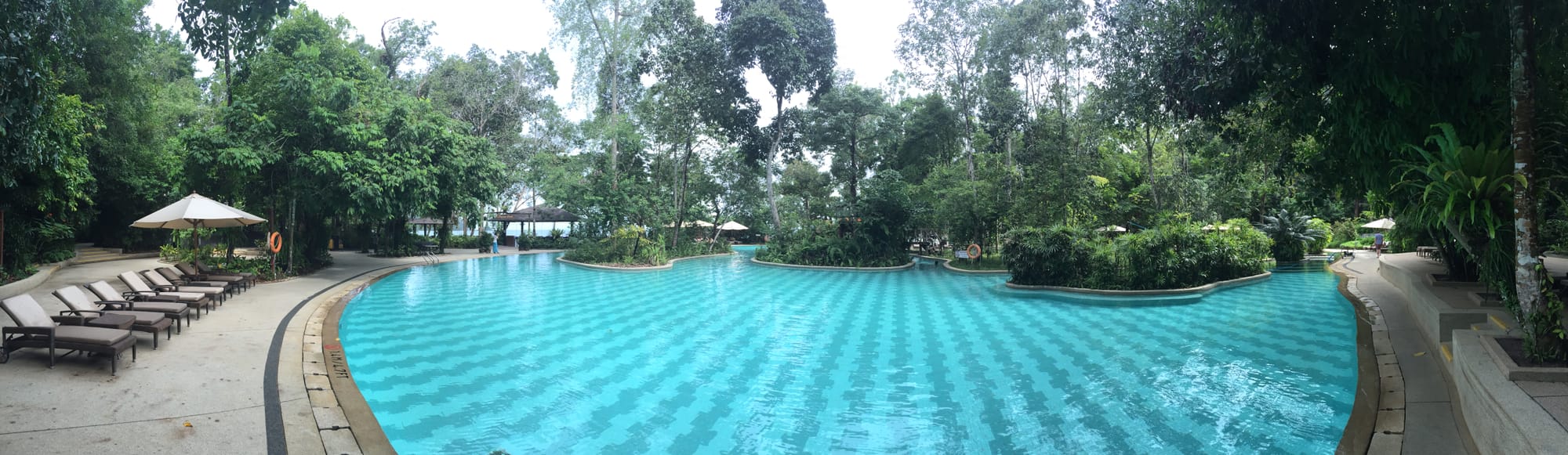Photo by Author — the pool at The Andaman Hotel, Langkawi, Malaysia