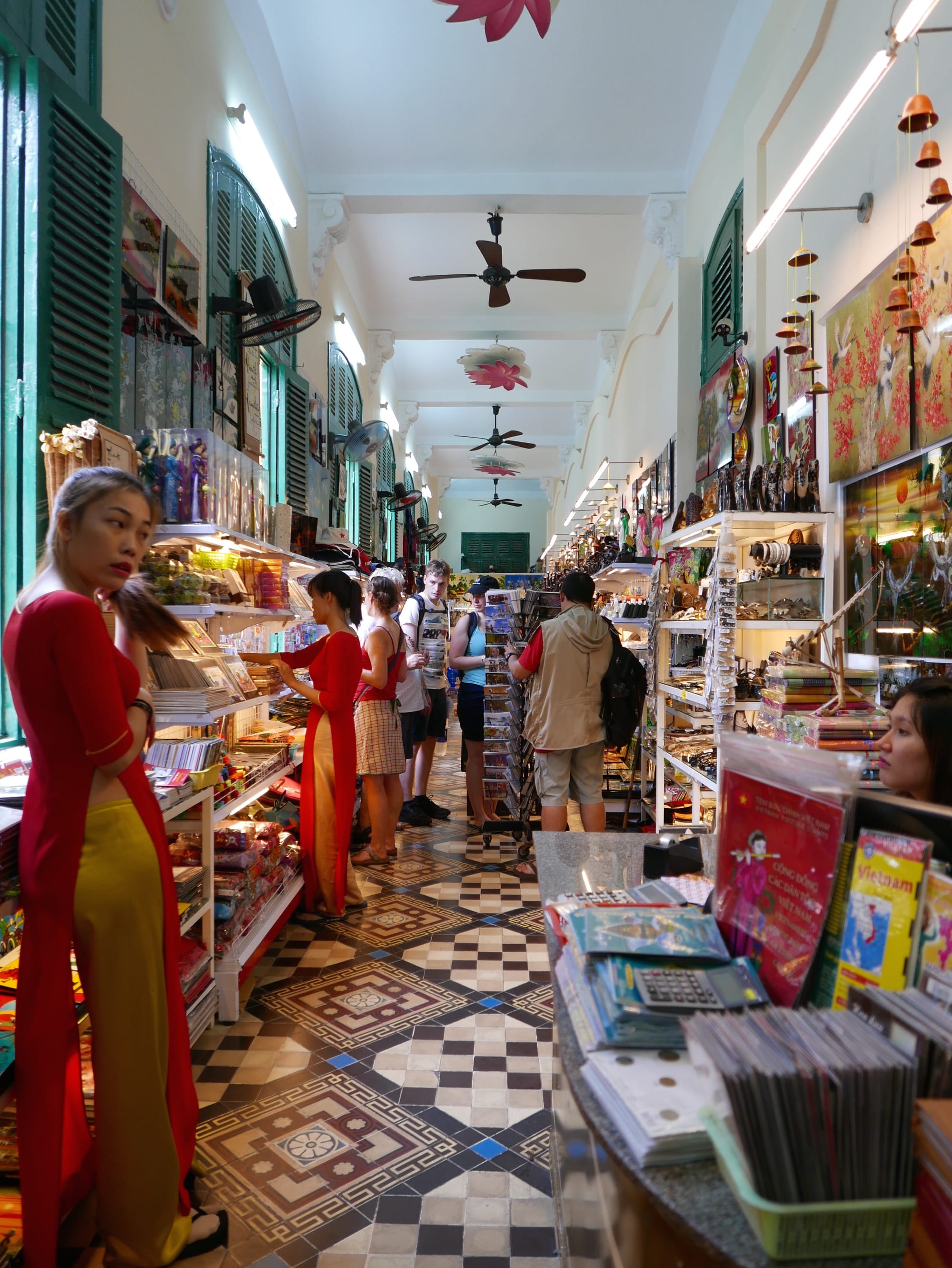 Photo by Author — inside the Bưu Điện Sài Gòn (Saigon Central Post Office), Ho Chi Minh City, Vietnam 