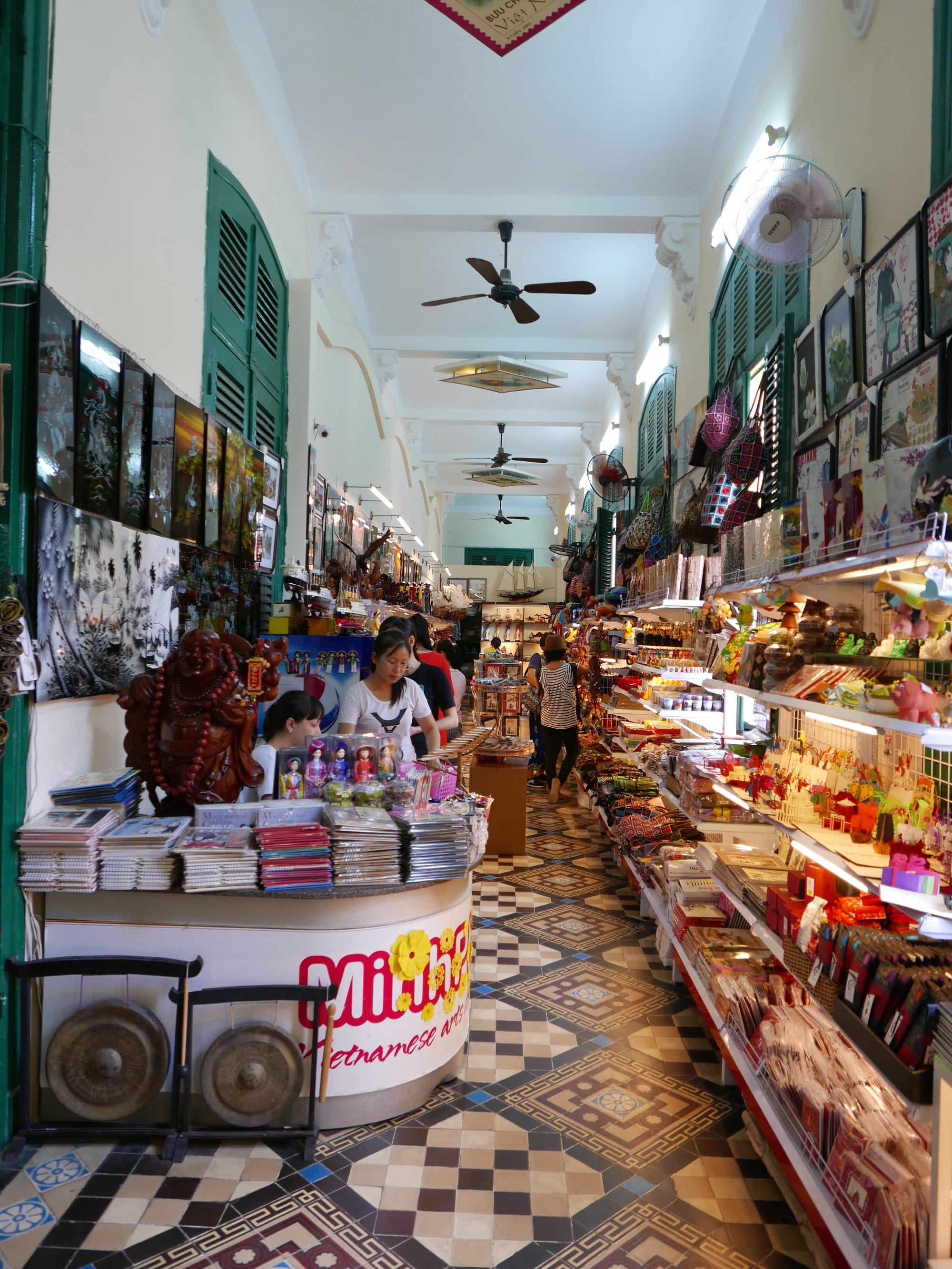 Photo by Author — inside the Bưu Điện Sài Gòn (Saigon Central Post Office), Ho Chi Minh City, Vietnam 