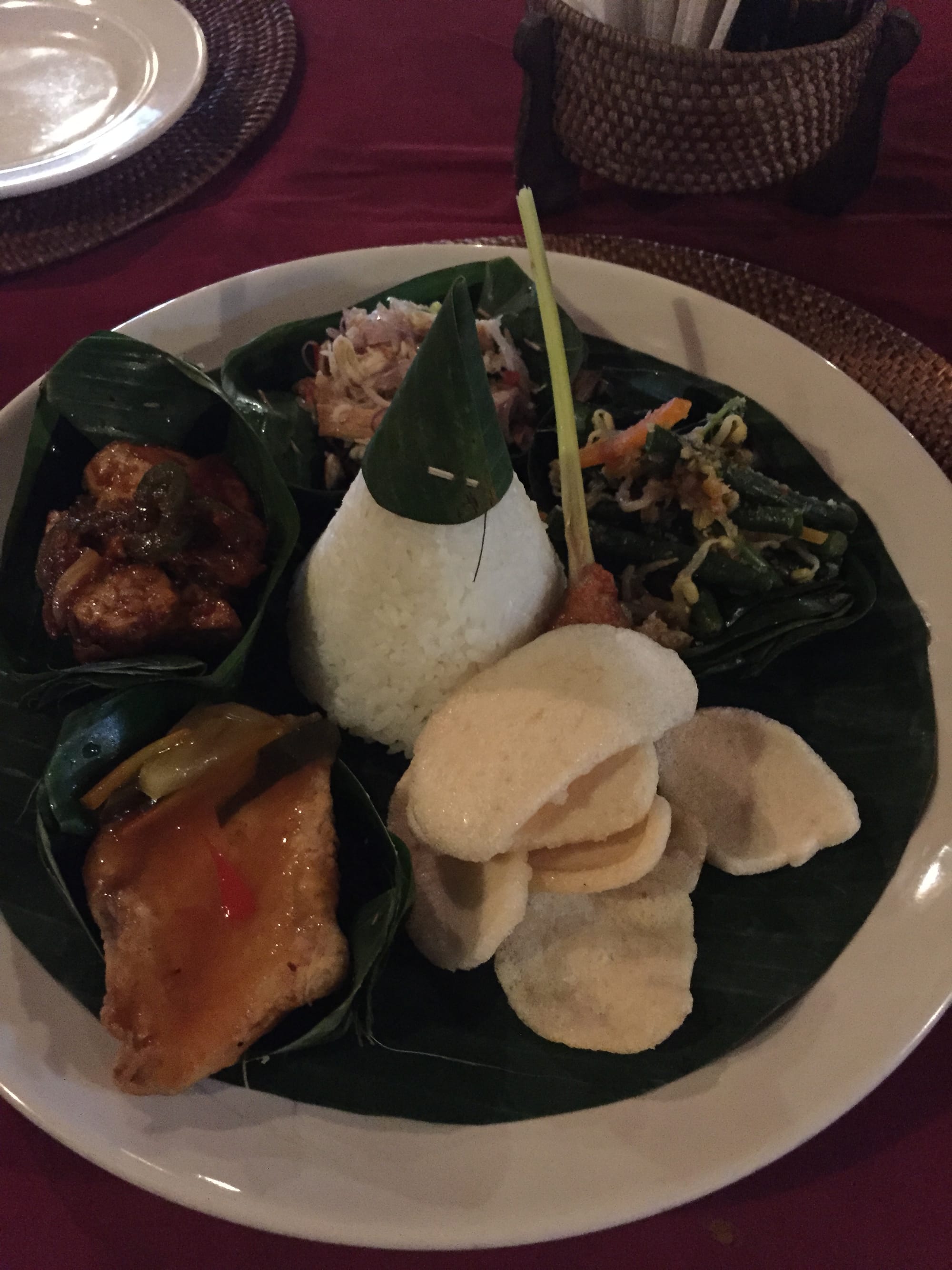 Photo by Author — dinner at the Taman Curry, Ubud, Bali, Indonesia