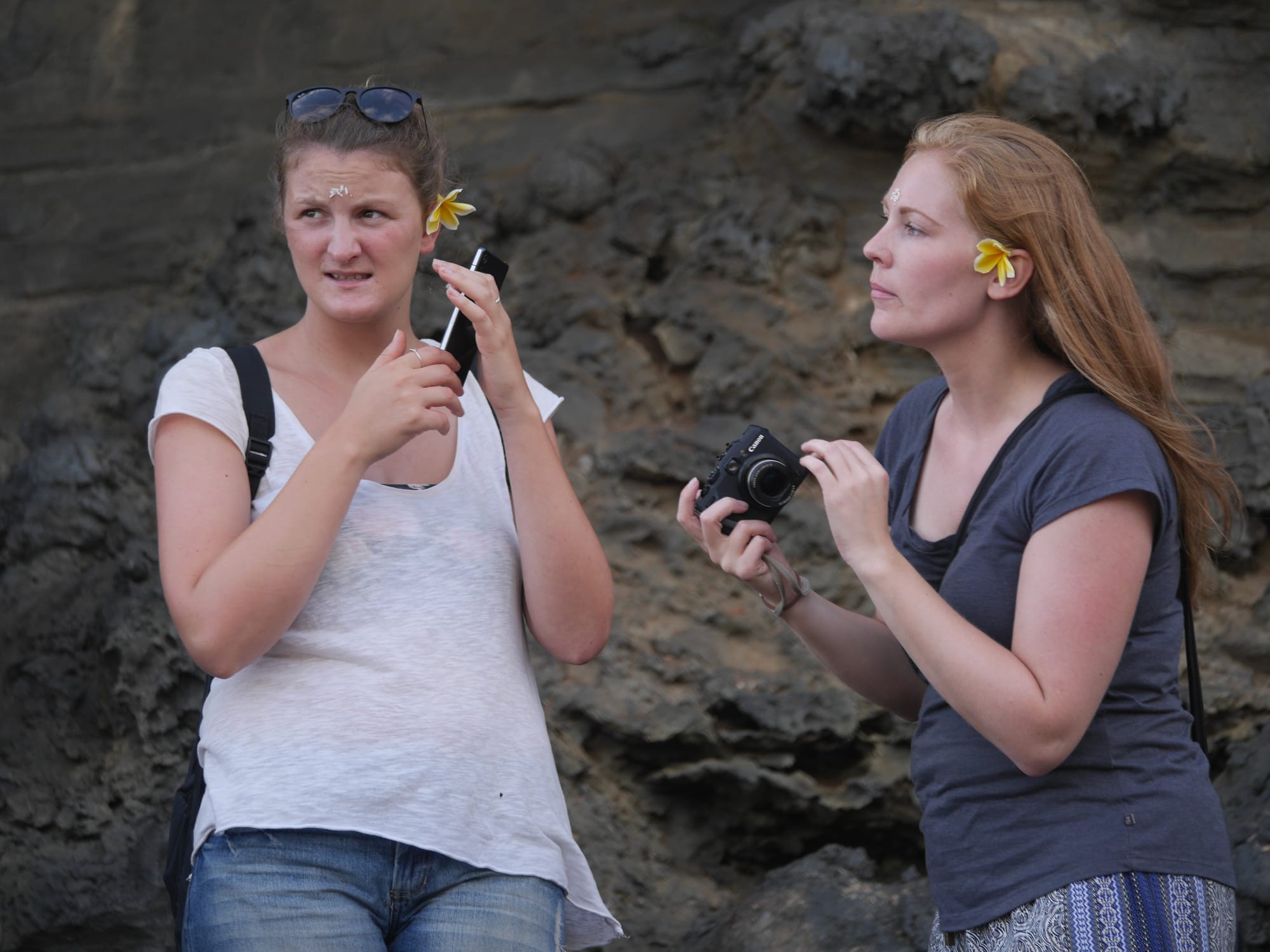 Photo by Author — post-blessing — Tanah Lot, Bali, Indonesia