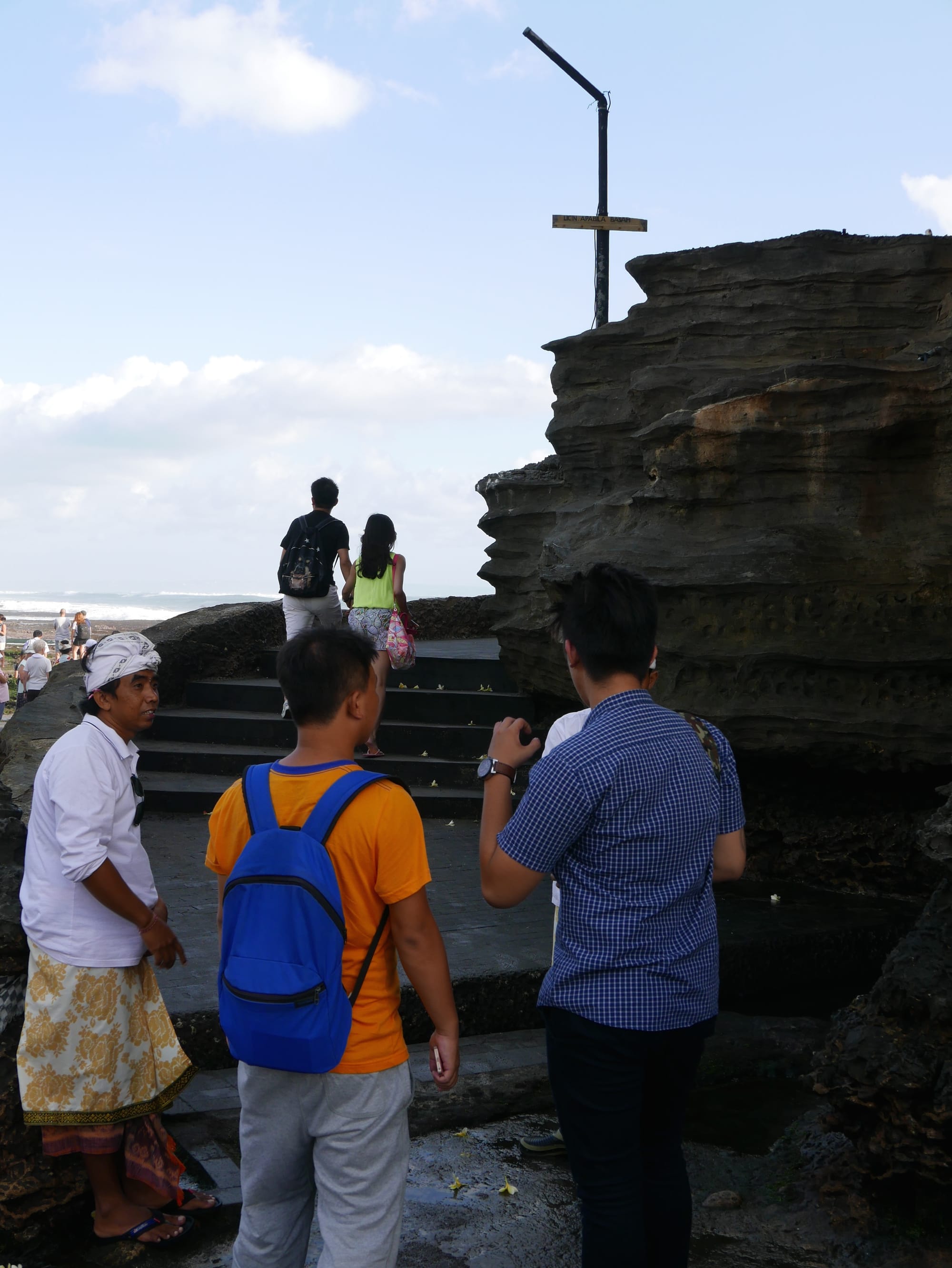 Photo by Author — only the blessed may enter — Tanah Lot, Bali, Indonesia