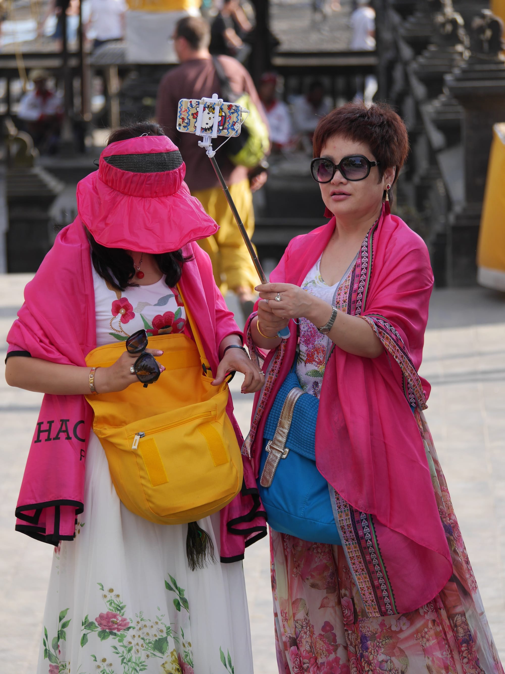 Photo by Author — tourists at Tanah Lot, Bali, Indonesia