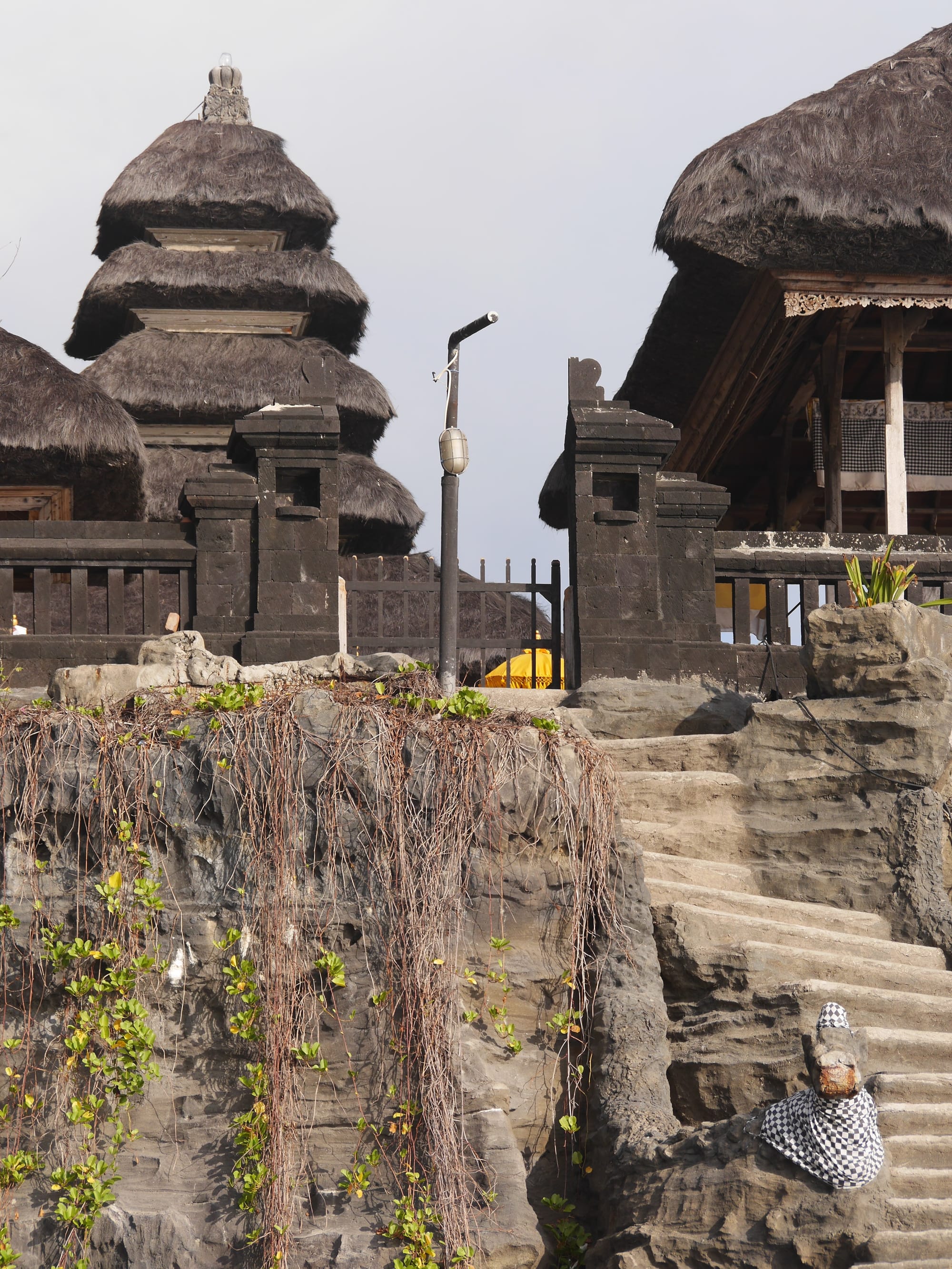 Photo by Author — the temple complex at Tanah Lot, Bali, Indonesia