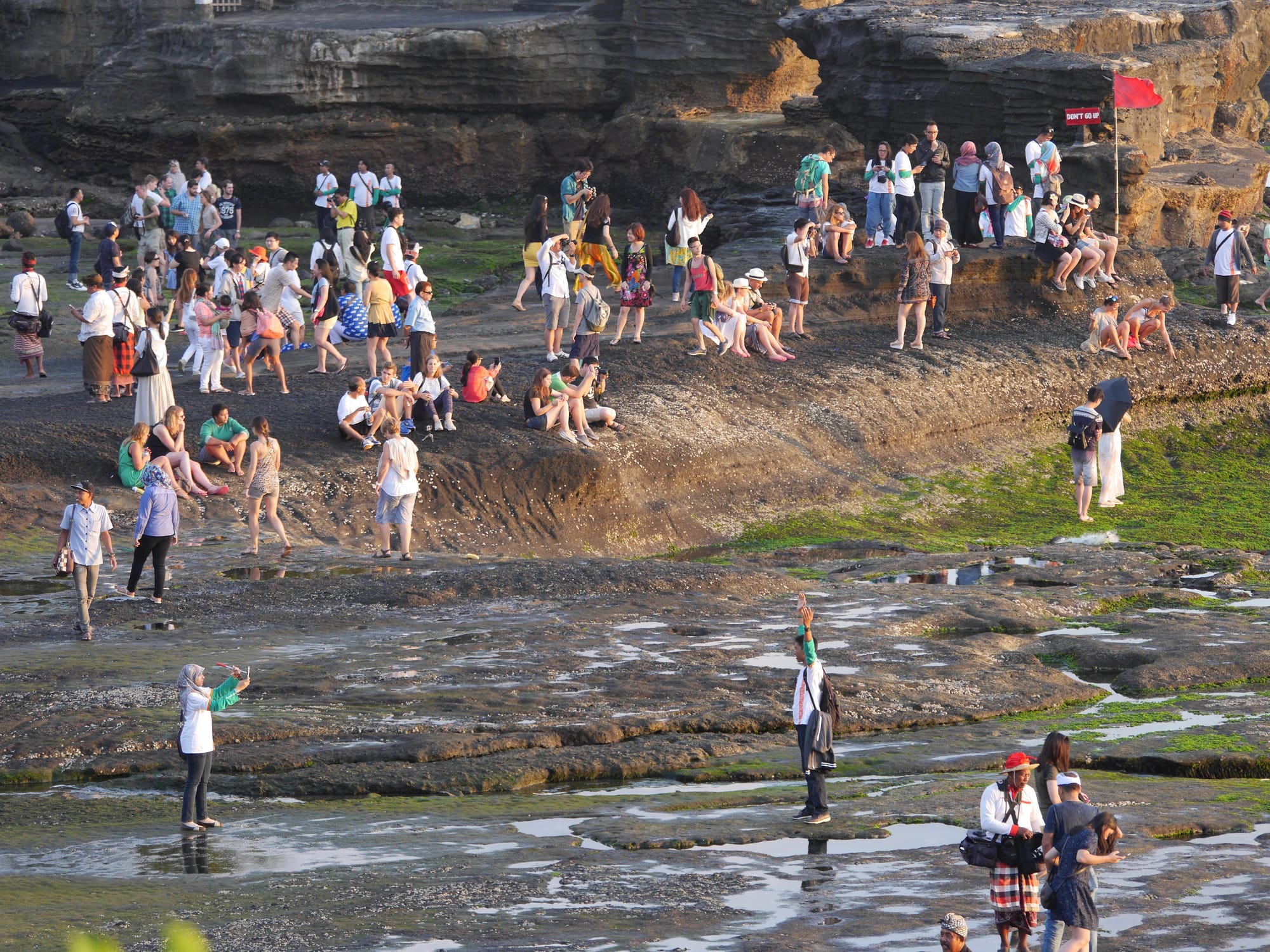 Photo by Author — waiting for sunset — Tanah Lot, Bali, Indonesia