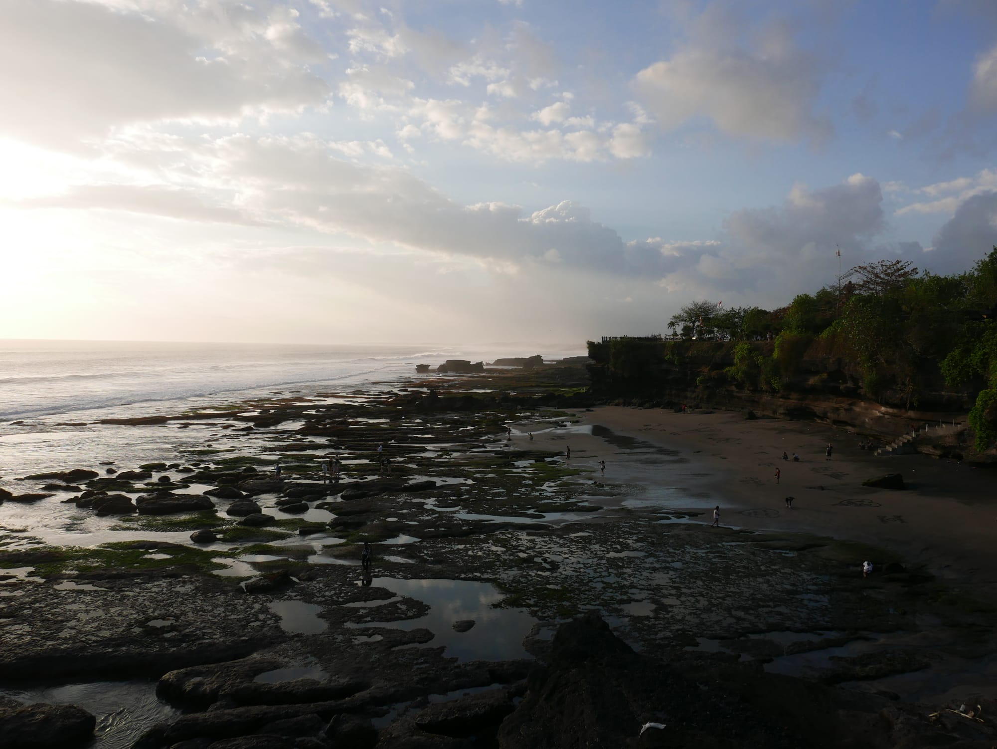 Photo by Author — the setting sun — Tanah Lot, Bali, Indonesia