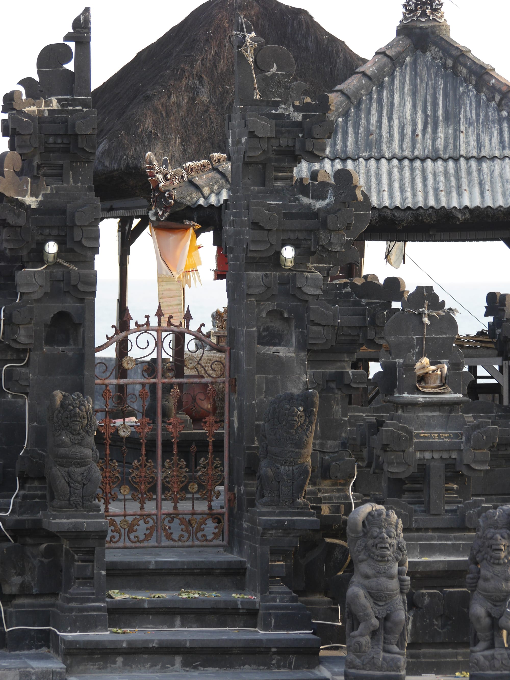 Photo by Author — small temple — Tanah Lot, Bali, Indonesia