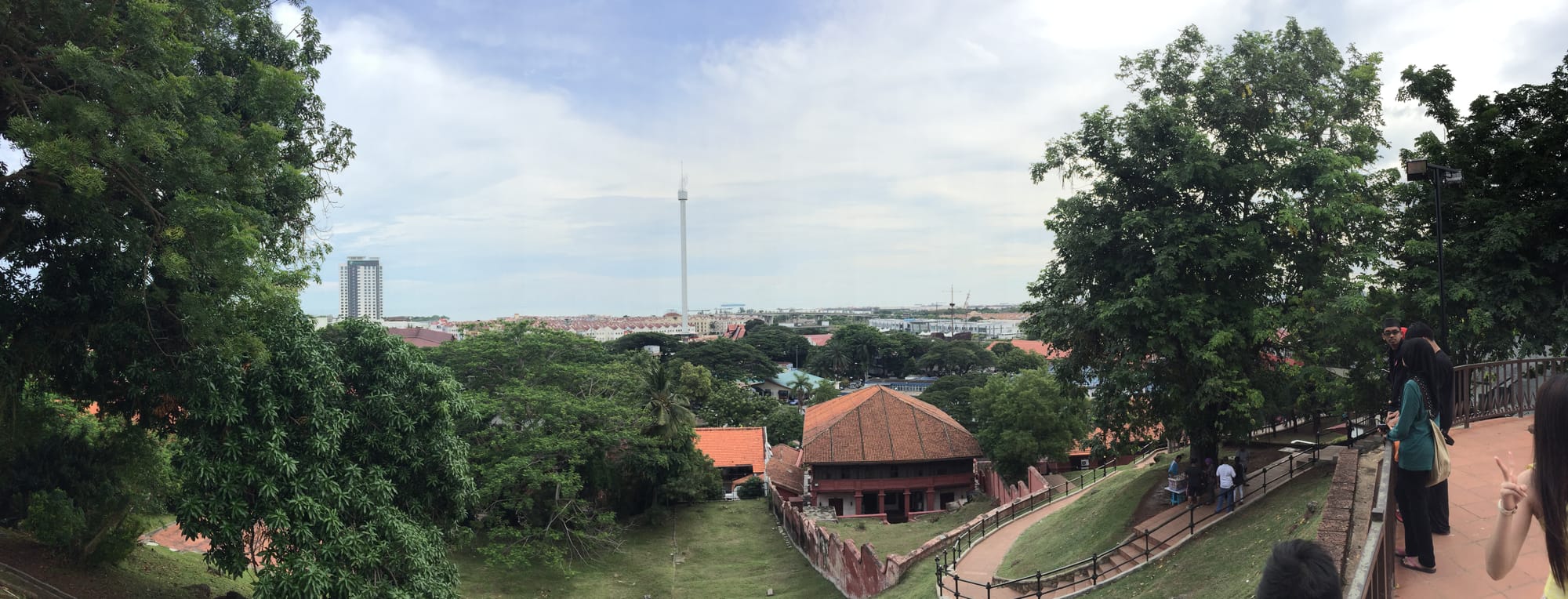 Photo by Author — view from St Paul’s Church, Malacca, Malaysia