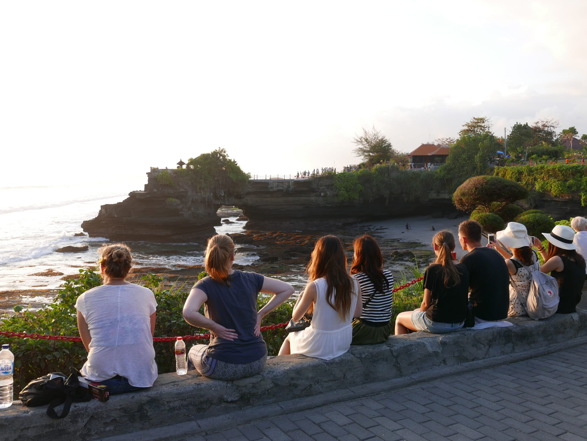 Photo by Author — waiting for sunset — Tanah Lot, Bali, Indonesia