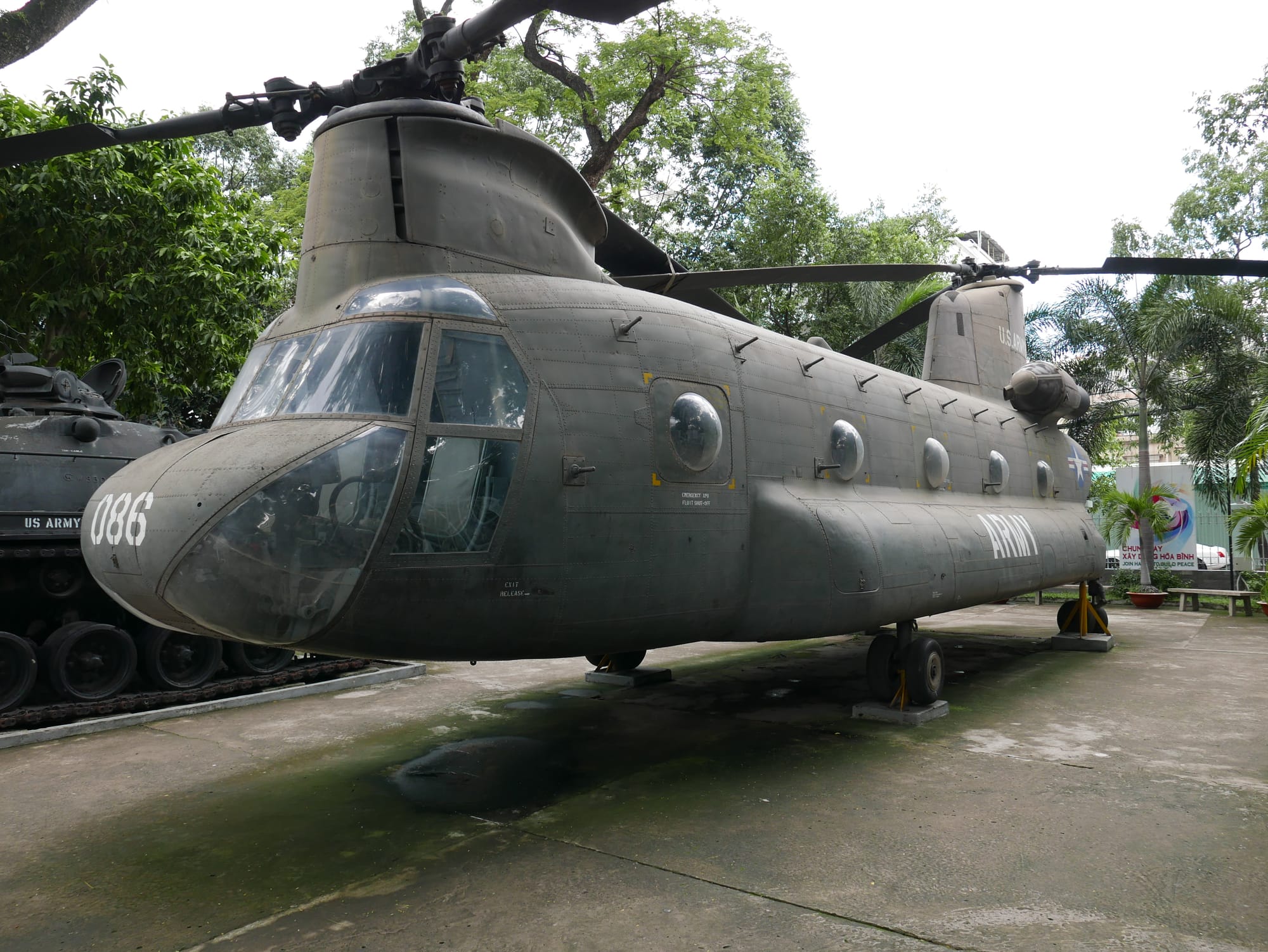 Photo by Author — CH47-Chinnok — Bảo tàng Chứng tích Chiến tranh (War Remnants Museum), 28 Võ Văn Tần, Phường 6, Quận 3, Ho Chi Minh City (Saigon), Vietnam