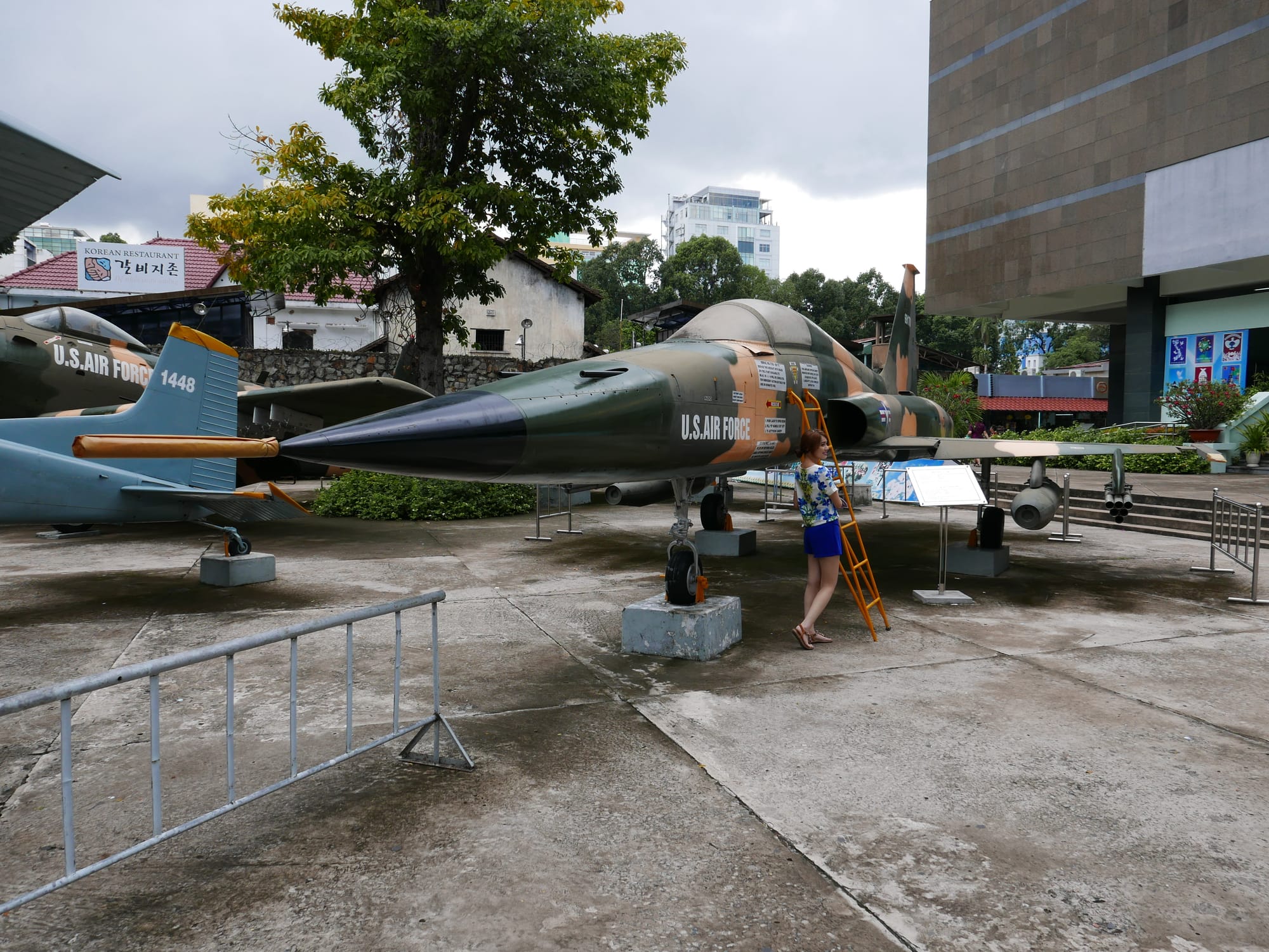 Photo by Author — US Air Force F-5A Fighter — Bảo tàng Chứng tích Chiến tranh (War Remnants Museum), 28 Võ Văn Tần, Phường 6, Quận 3, Ho Chi Minh City (Saigon), Vietnam