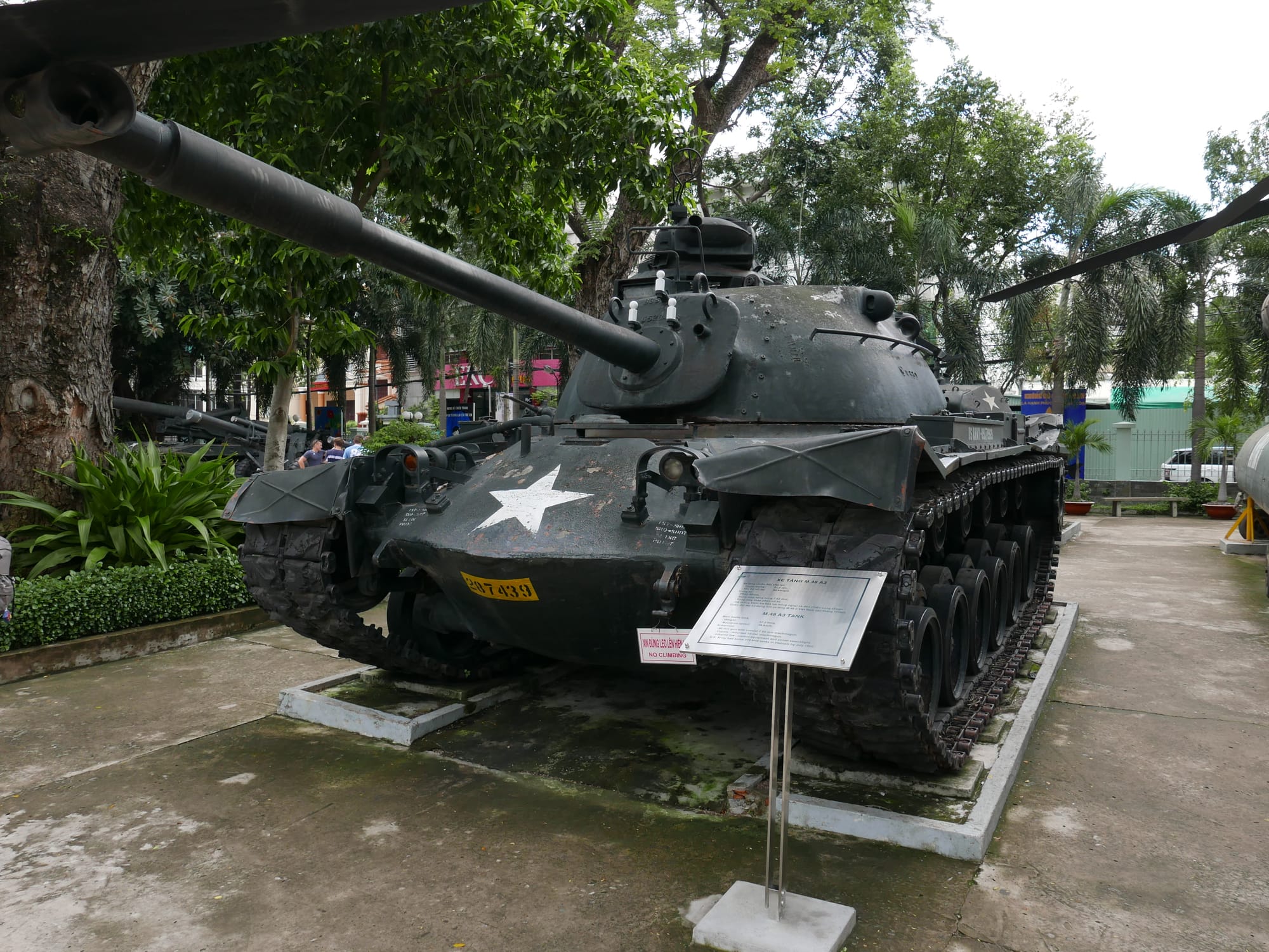 Photo by Author — M.48 A3 Tank — Bảo tàng Chứng tích Chiến tranh (War Remnants Museum), 28 Võ Văn Tần, Phường 6, Quận 3, Ho Chi Minh City (Saigon), Vietnam