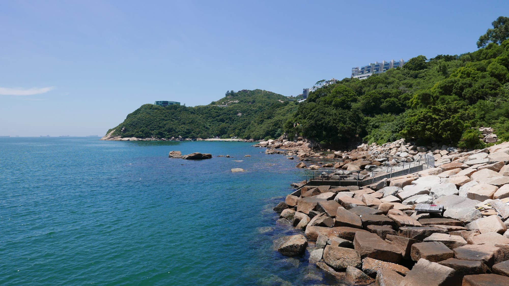 Photo by Author  — view from Blake Pier at Stanley 赤柱卜公碼頭, Hong Kong