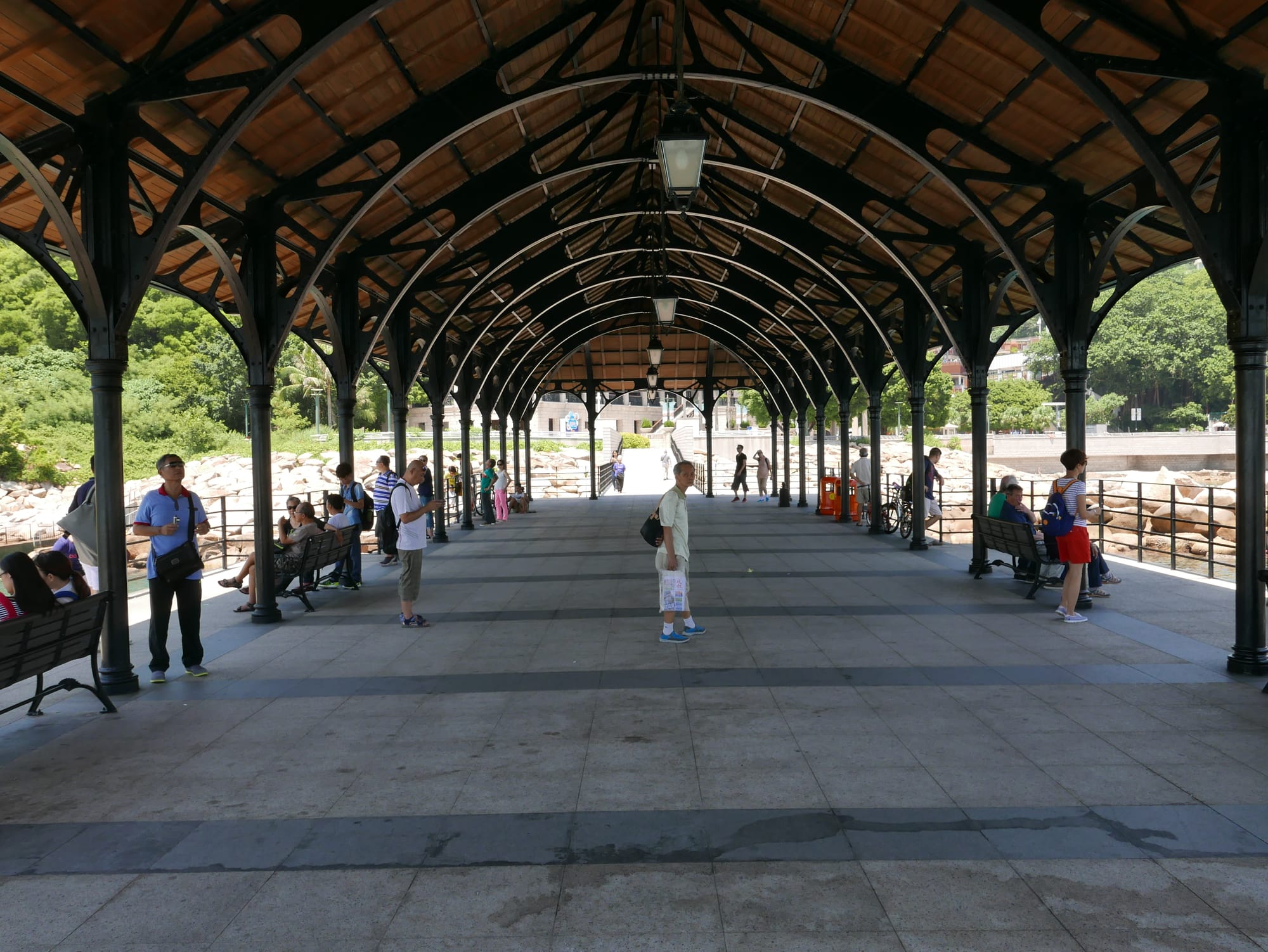 Photo by Author — the roof — Blake Pier at Stanley 赤柱卜公碼頭, Hong Kong