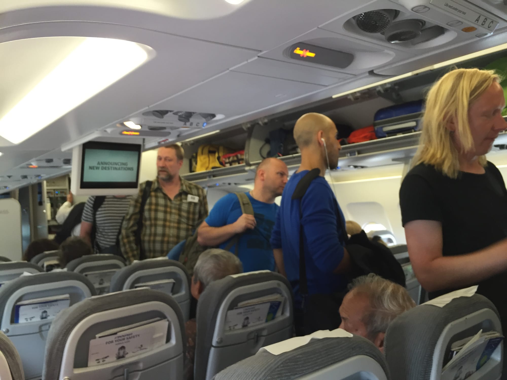 Photo by Author — FinnAir — where is the business class?