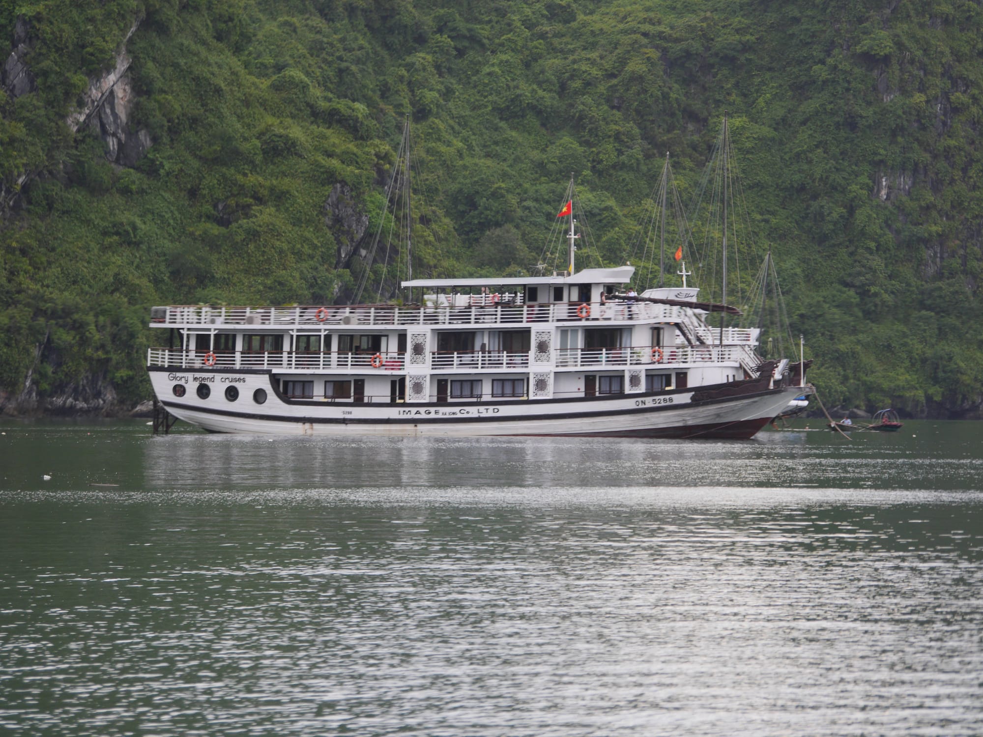 Photo by Author — the main boat — Glory Cruise, Ha Long Bay, Vietnam