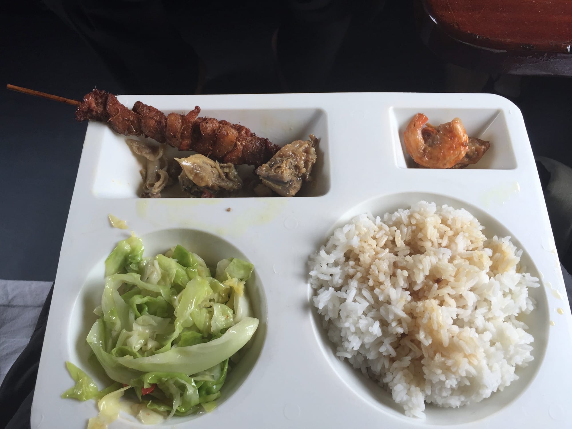 Photo by Author — lunch on the Reunification Railway, Vietnam