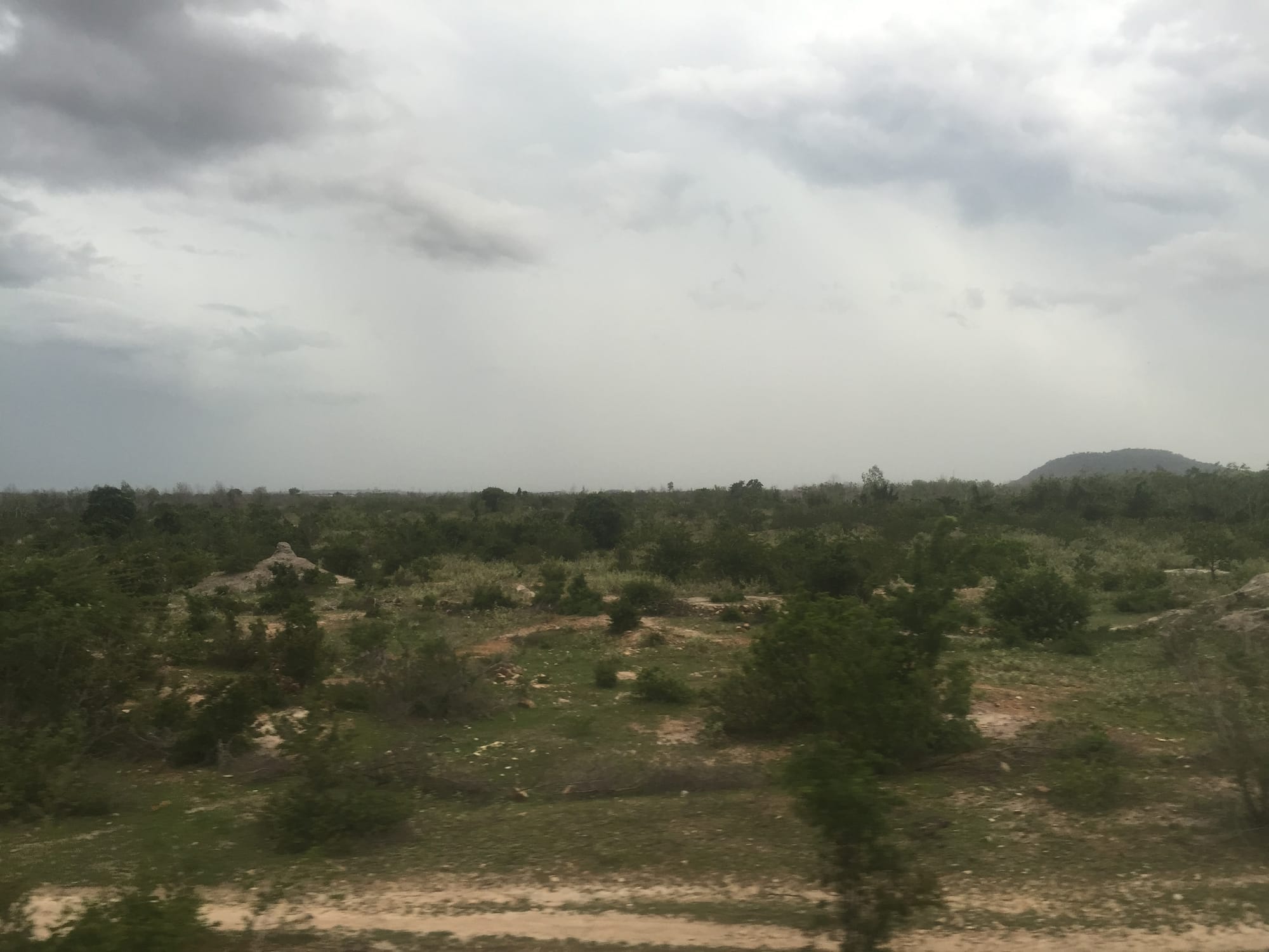 Photo by Author — the countryside from the Reunification Railway, Vietnam