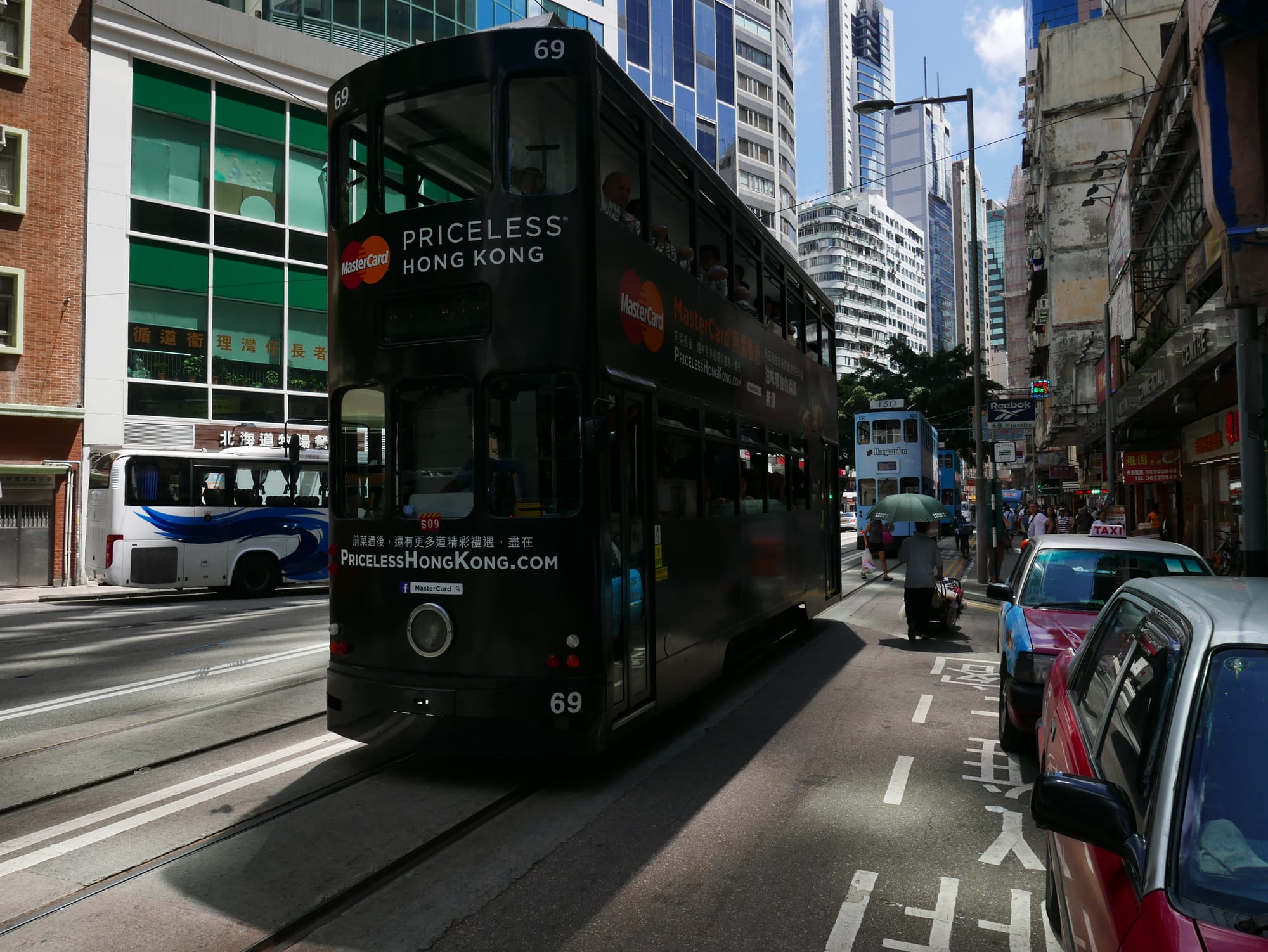 Photo by Author — The trams and tramway of Hong Kong