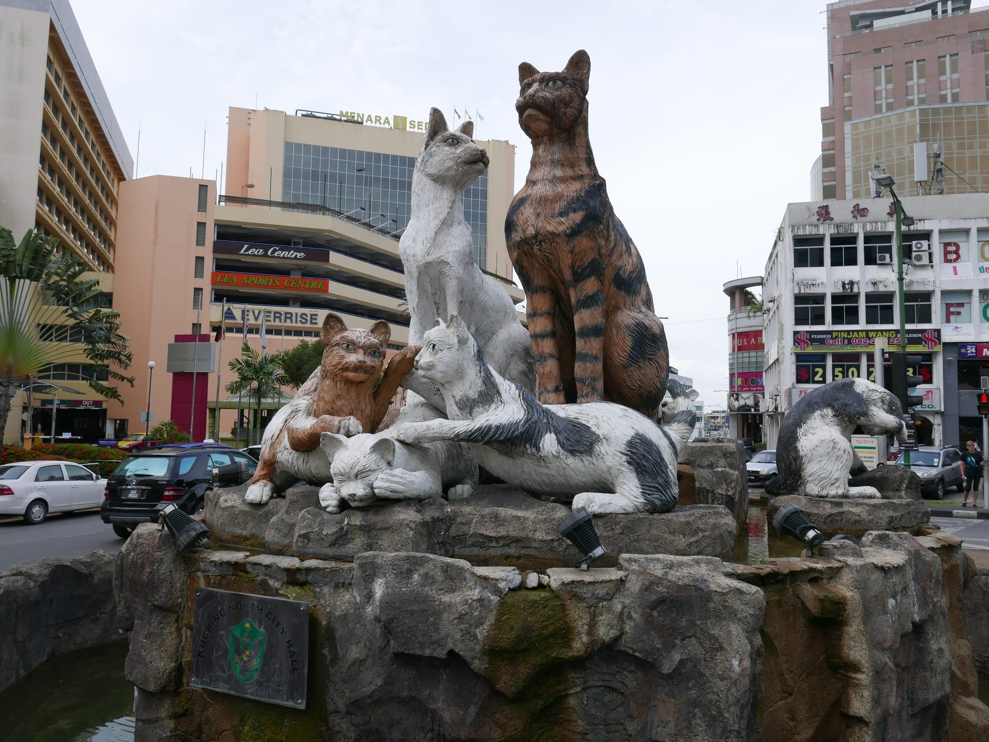Photo by Author — more cat sculptures — Kuching, Sarawak, Malaysia