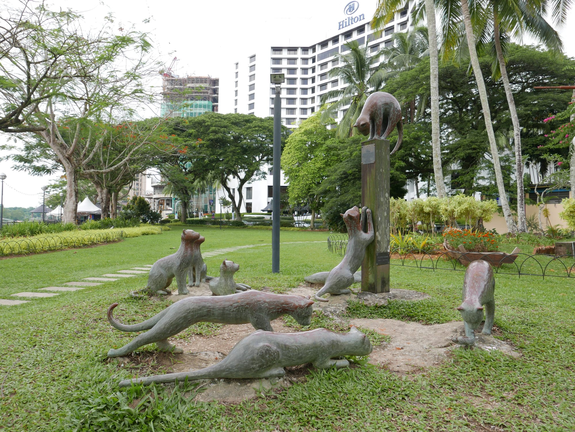 Photo by Author — cat sculpture — Kuching, Sarawak, Malaysia