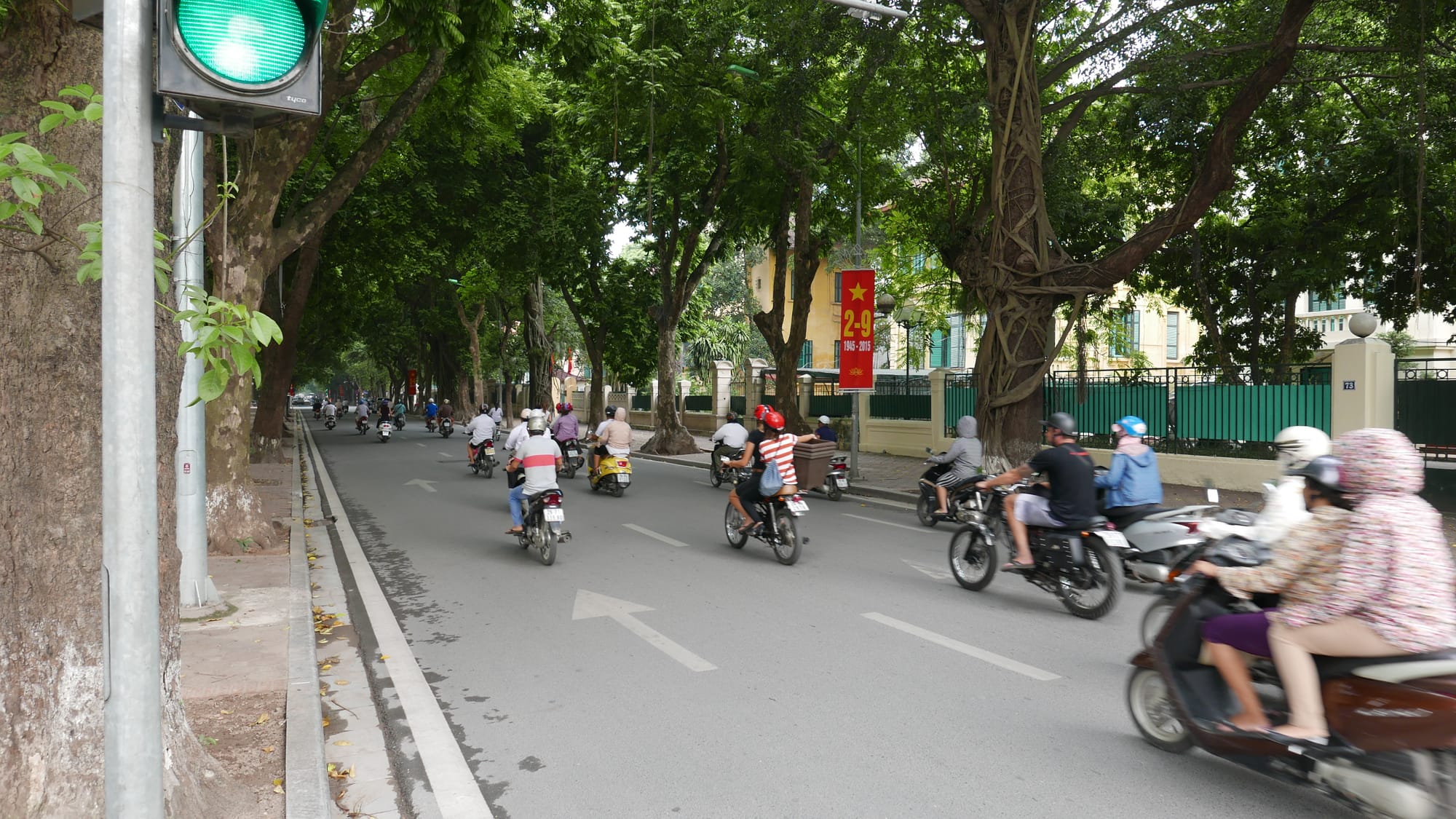 Photo by Author — the motorbikes of Hanoi, Vietnam