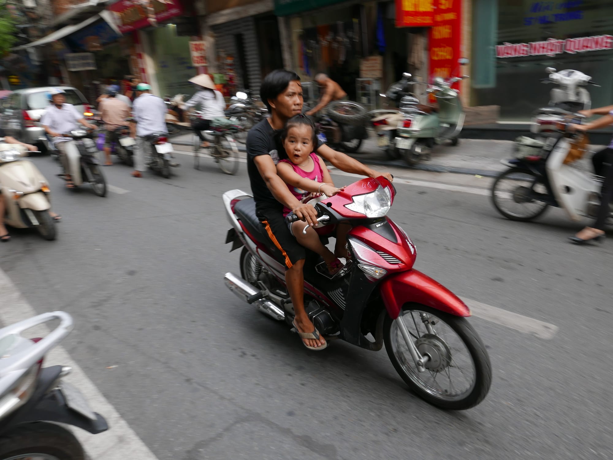 Photo by Author — Motorbikes of Hanoi, Vietnam