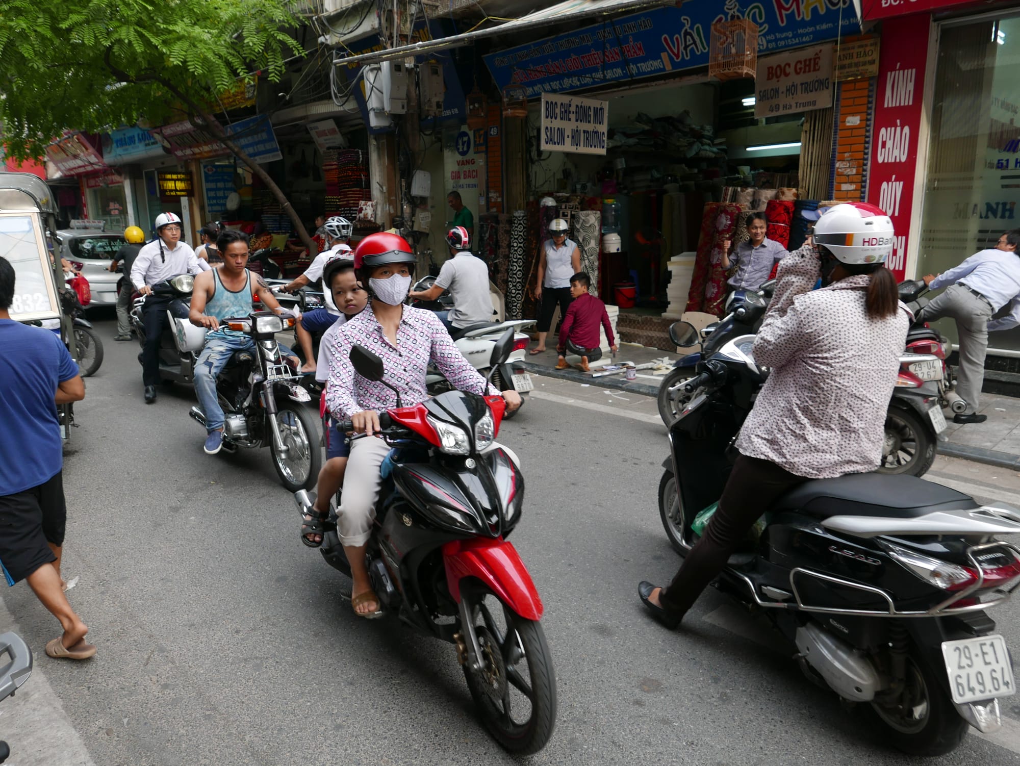 Photo by Author — Motorbikes of Hanoi, Vietnam