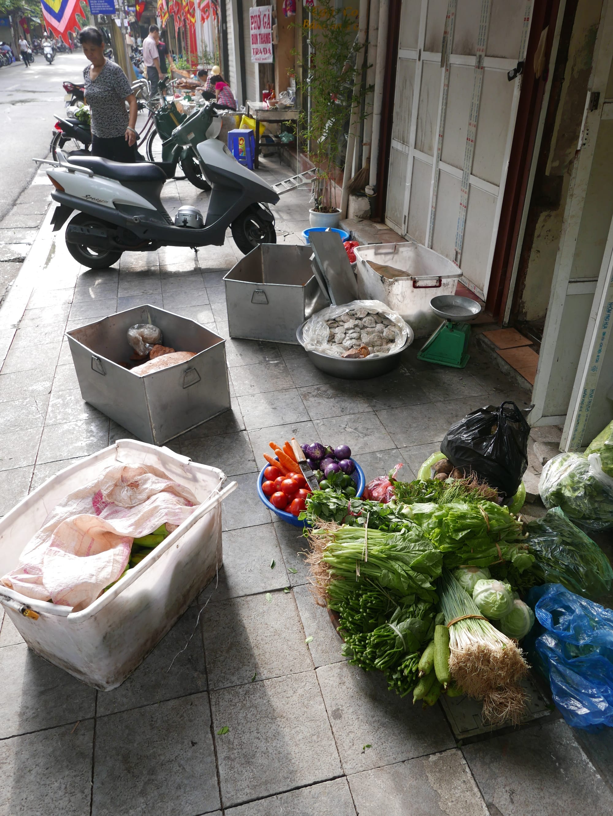 Photo by Author — food deliveries — Hanoi, Vietnam