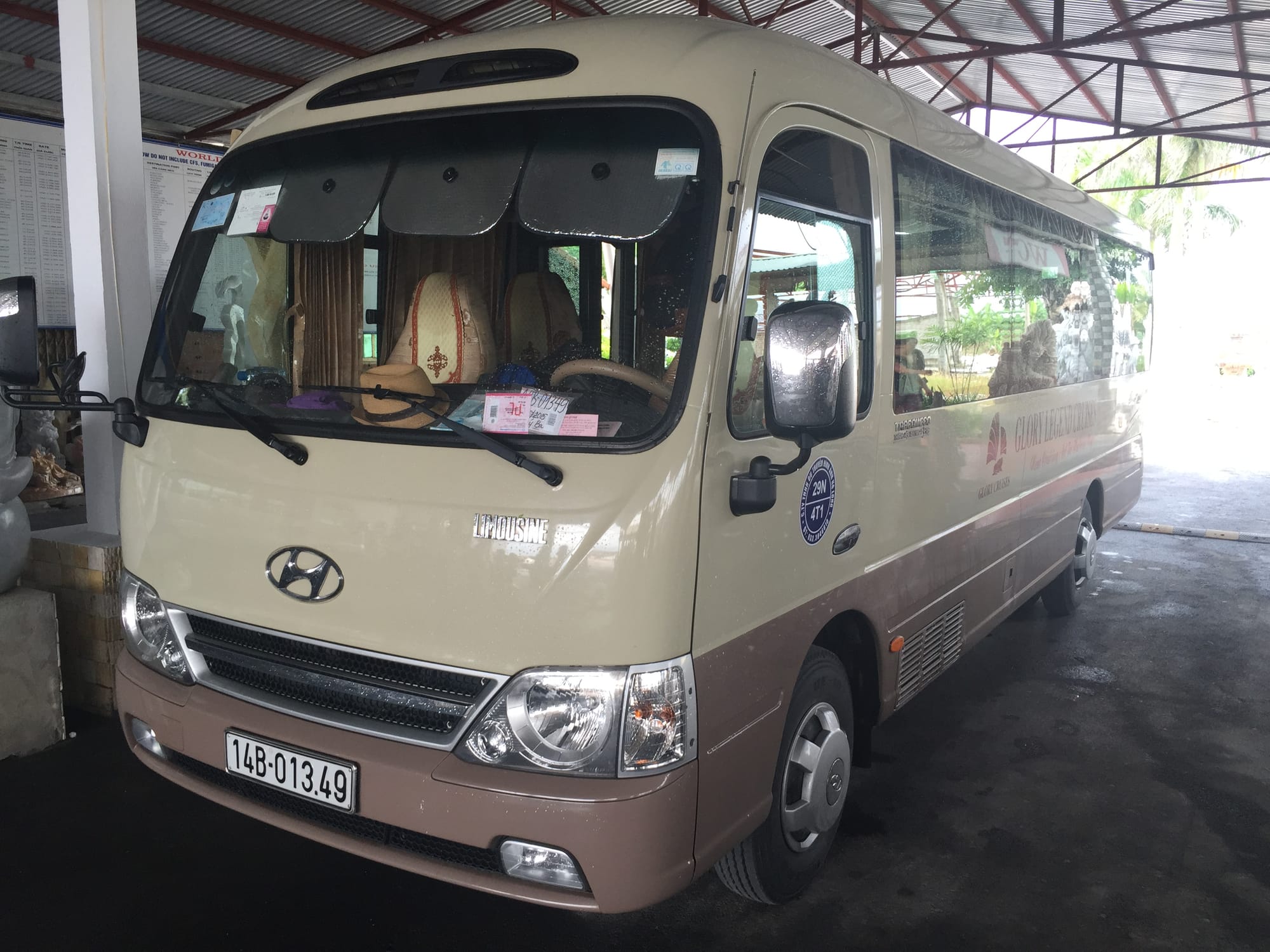 Photo by Author — bus to Ha Long Bay, Vietnam